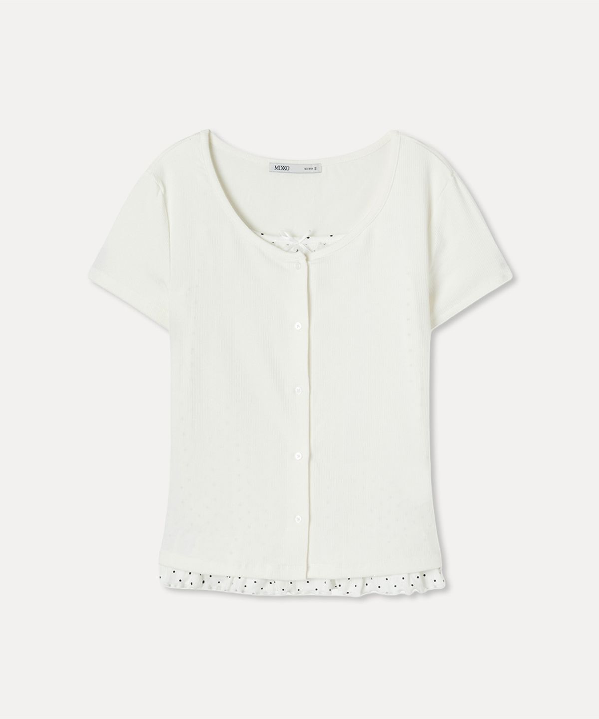 미쏘(MIXXO) [세트] 도트 나시 가디건 셋업 RE CMG31QS_MIWCMG55QA