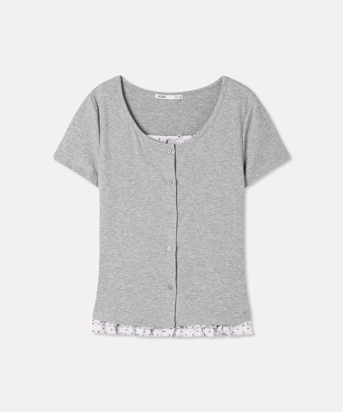 미쏘(MIXXO) [세트] 도트 나시 가디건 셋업 RE CMG31QS_MIWCMG55QA