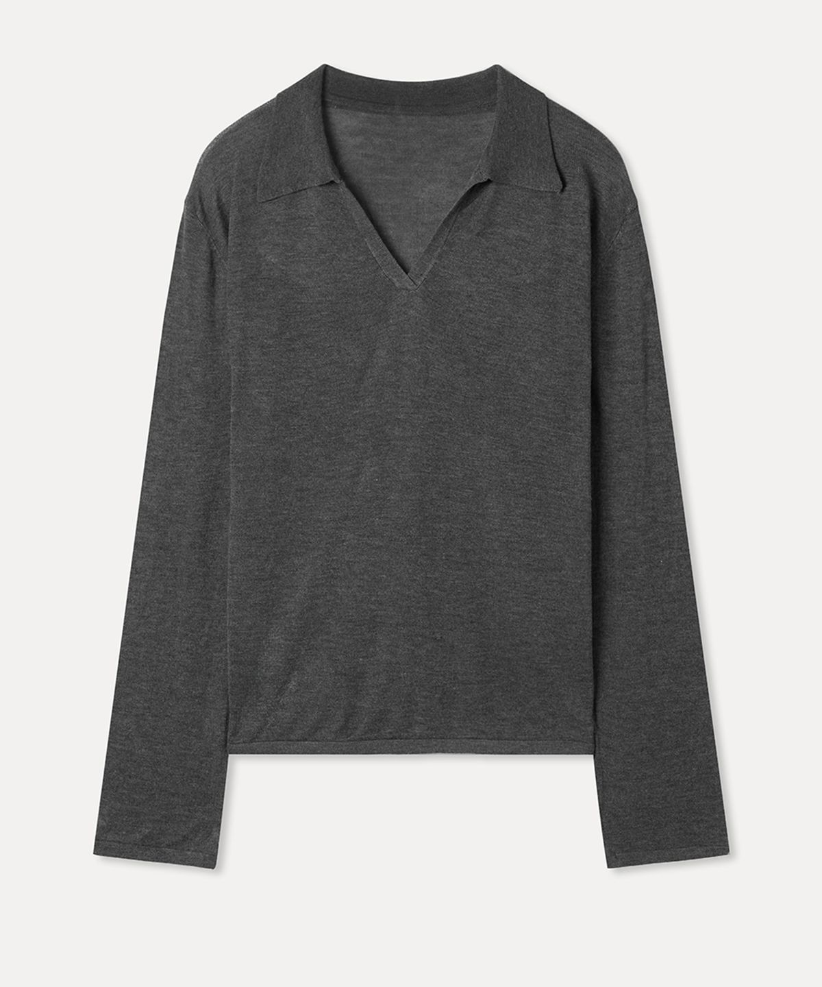 미쏘(MIXXO) 루즈핏 오픈카라 썸머 니트_MIWKAG72AS