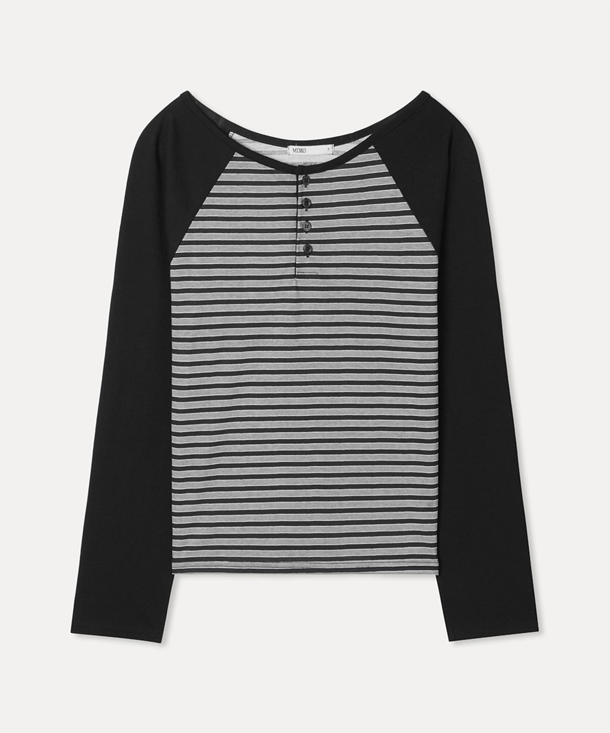 미쏘(MIXXO) 스트라이프 나그랑 티셔츠_MIWLWG709S