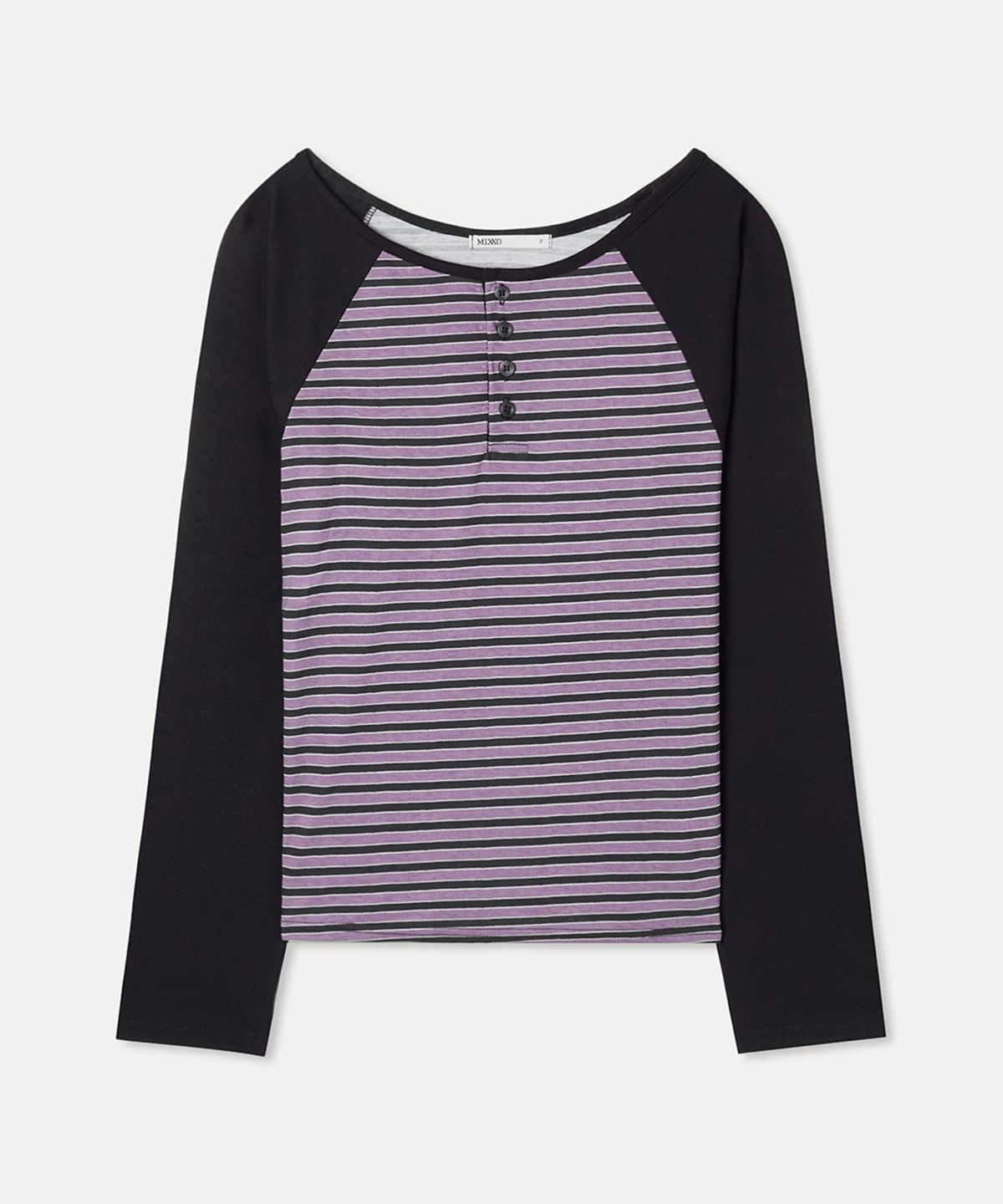 미쏘(MIXXO) 스트라이프 나그랑 티셔츠_MIWLWG709S