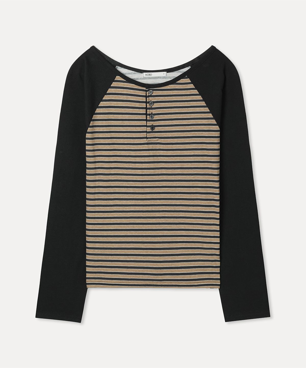 미쏘(MIXXO) 스트라이프 나그랑 티셔츠_MIWLWG709S