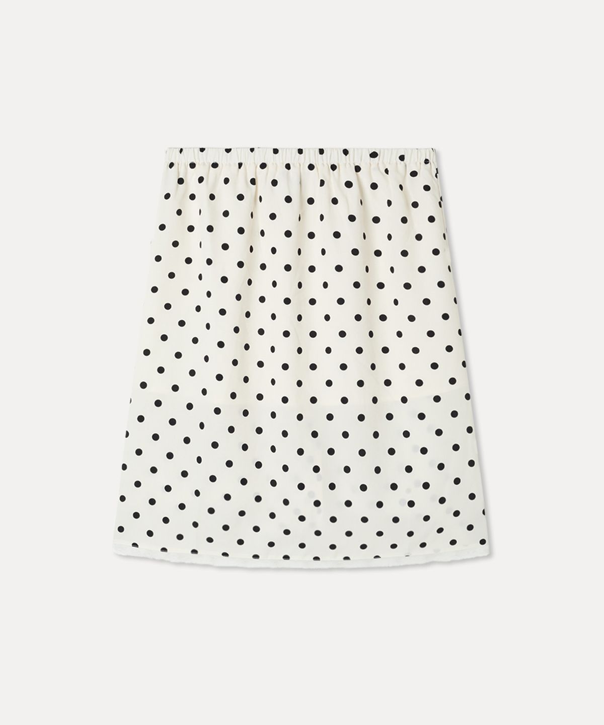 미쏘(MIXXO) 도트 사틴 미디 스커트_MIWWHG70SS