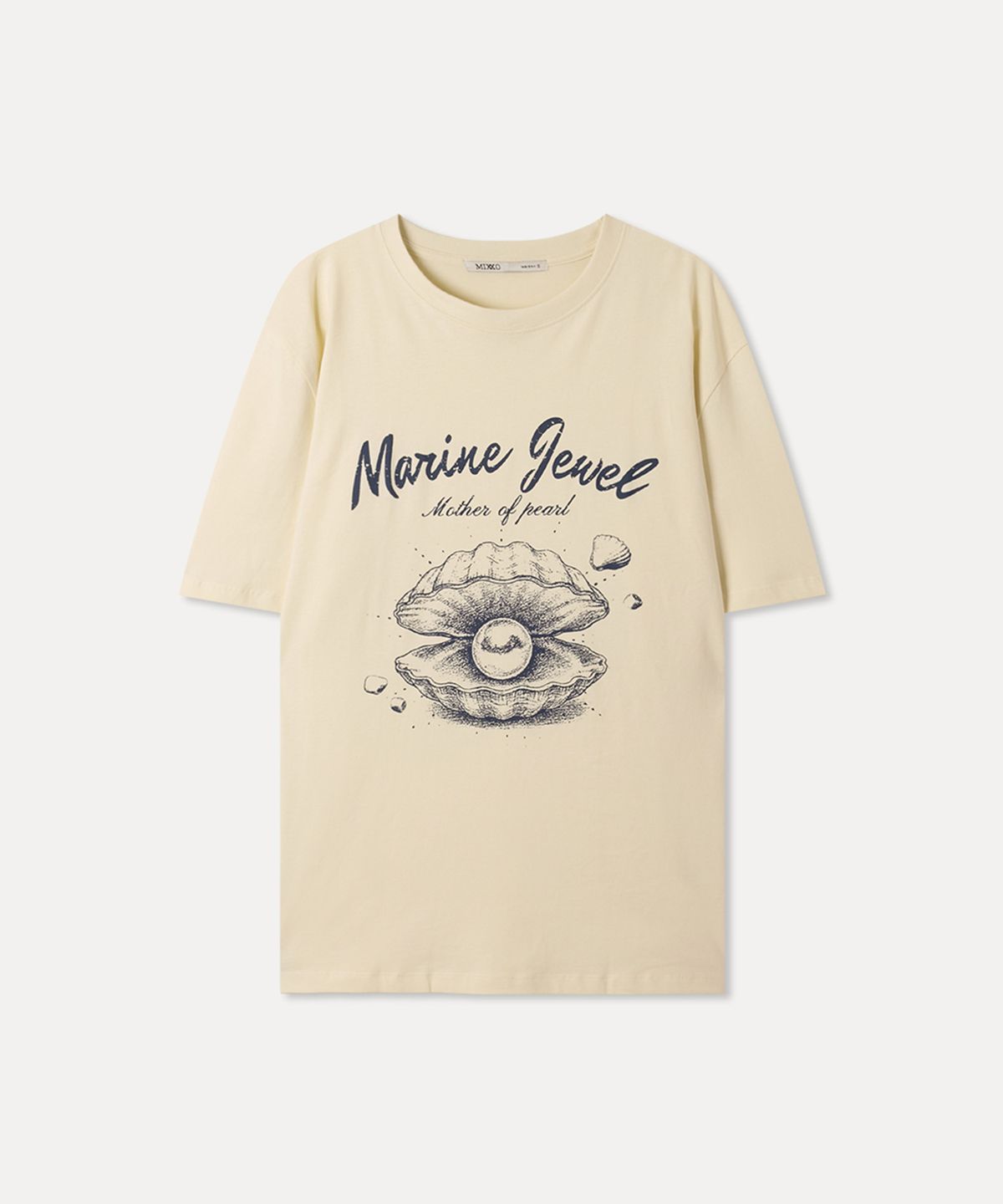 미쏘(MIXXO) 오버핏 그래픽 티셔츠_MIWHWG724A
