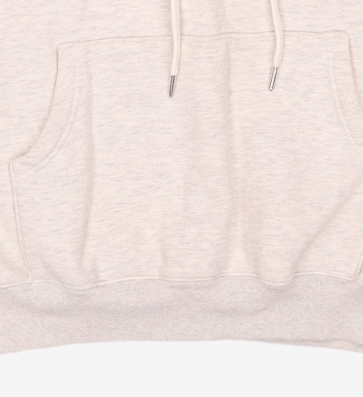 룩캐스트(LOOKAST) IVORY UNISEX BADGE HOODIE M