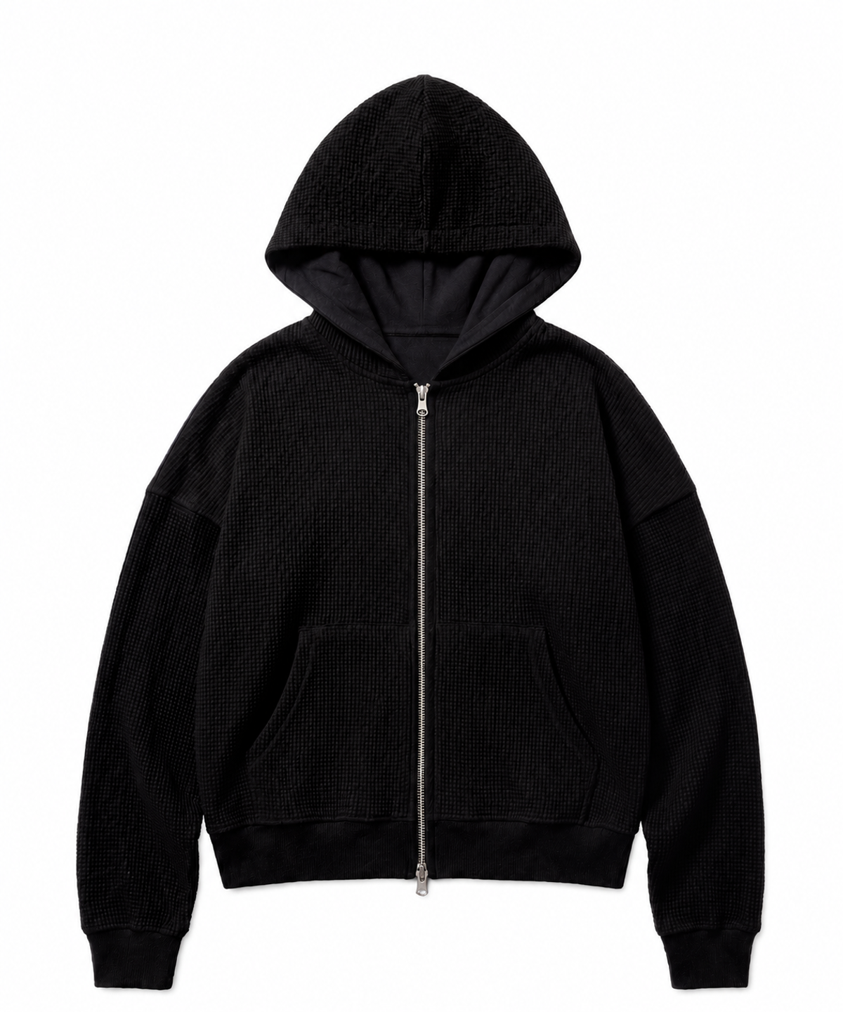 카이(KAI) Reversible Waffle lined Hoodie