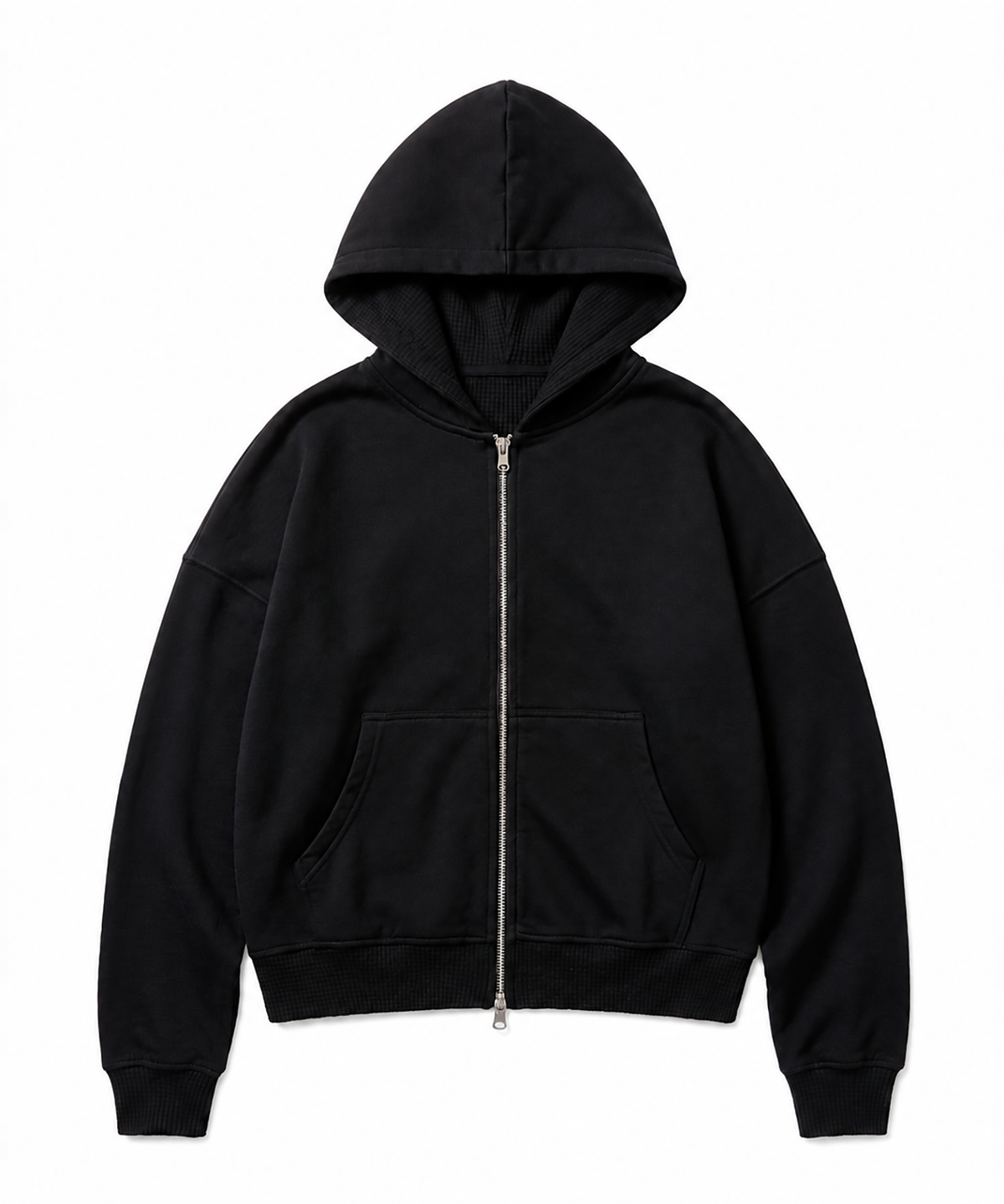 카이(KAI) Reversible Waffle lined Hoodie
