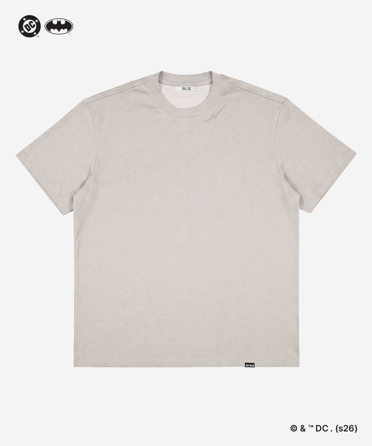 비엘알(BLR) (Batman Edition) Bat Emblem Short Sleeve Oatmeal