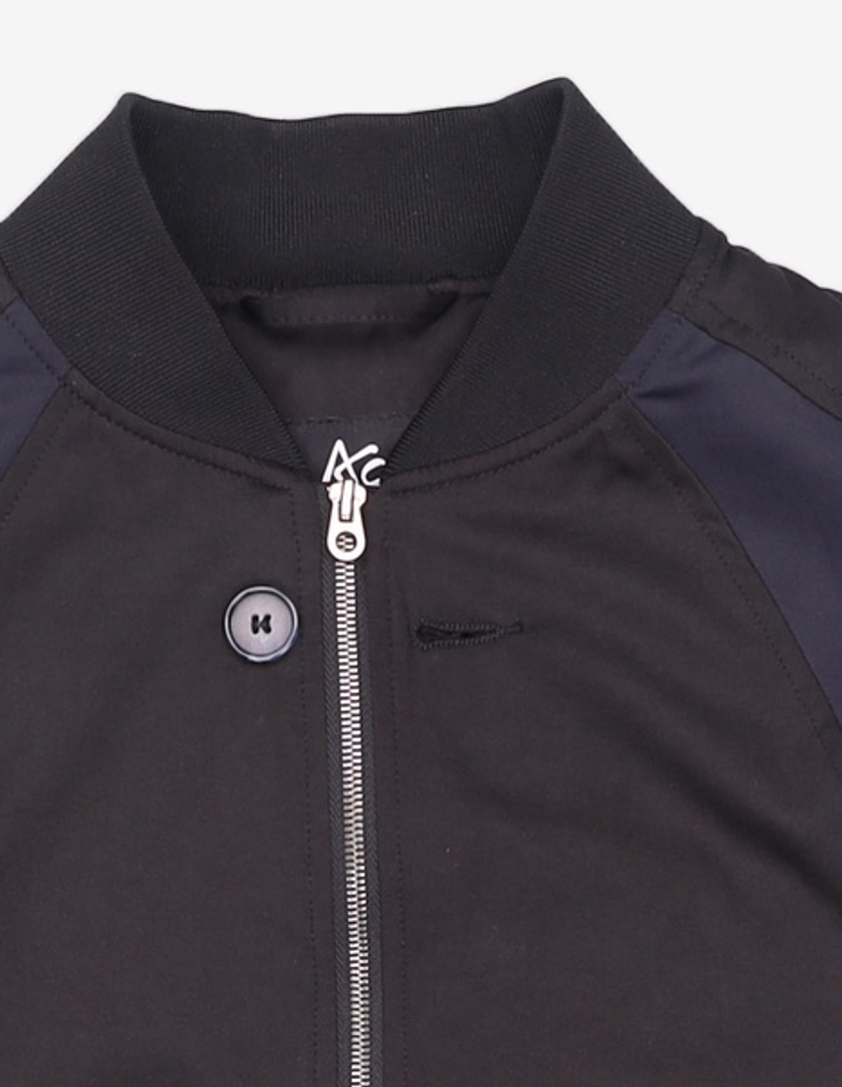 애드오프(ADDOFF) TWIN PANELS BOMBER BLACK M