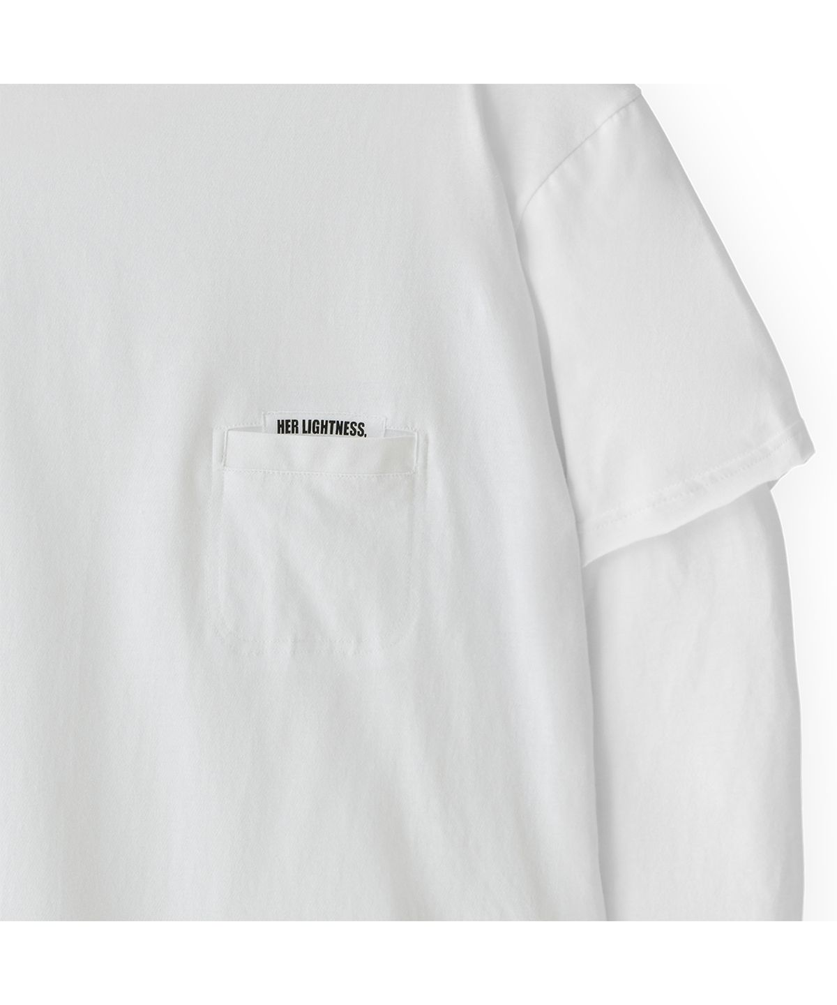투위드(TUEWID) Pocket longsleeve LS tee / col white