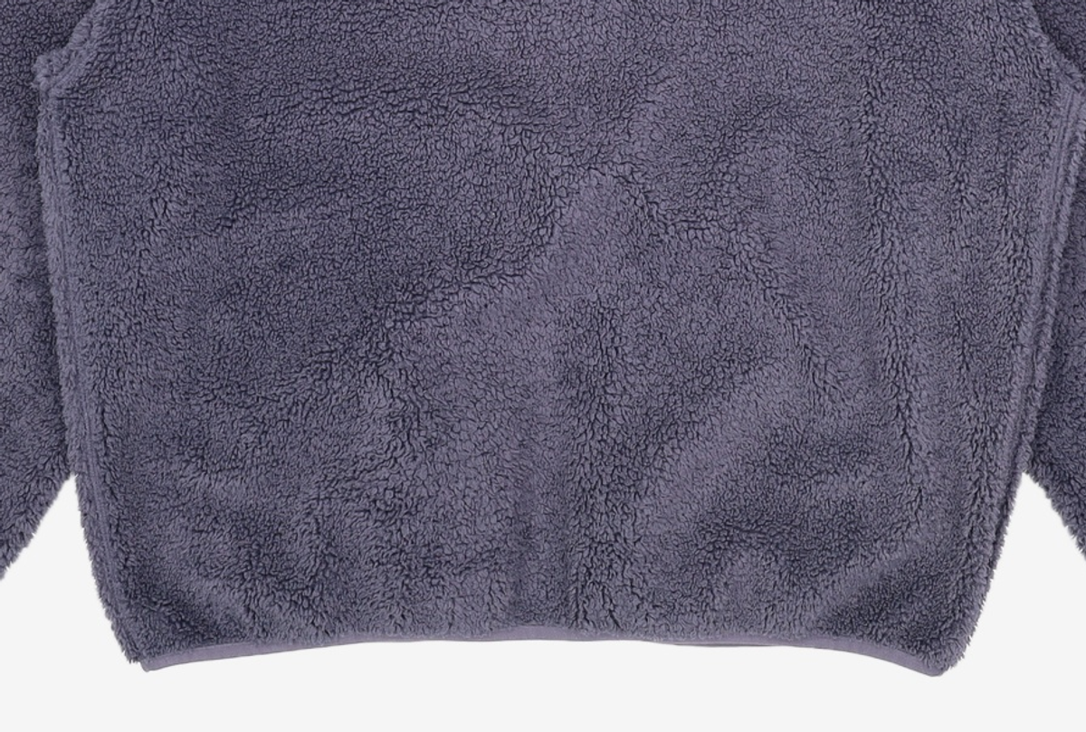 골스튜디오(GOALSTUDIO) SIGNATURE SHERPA FLEECE JACKET - LIGHT GREY L