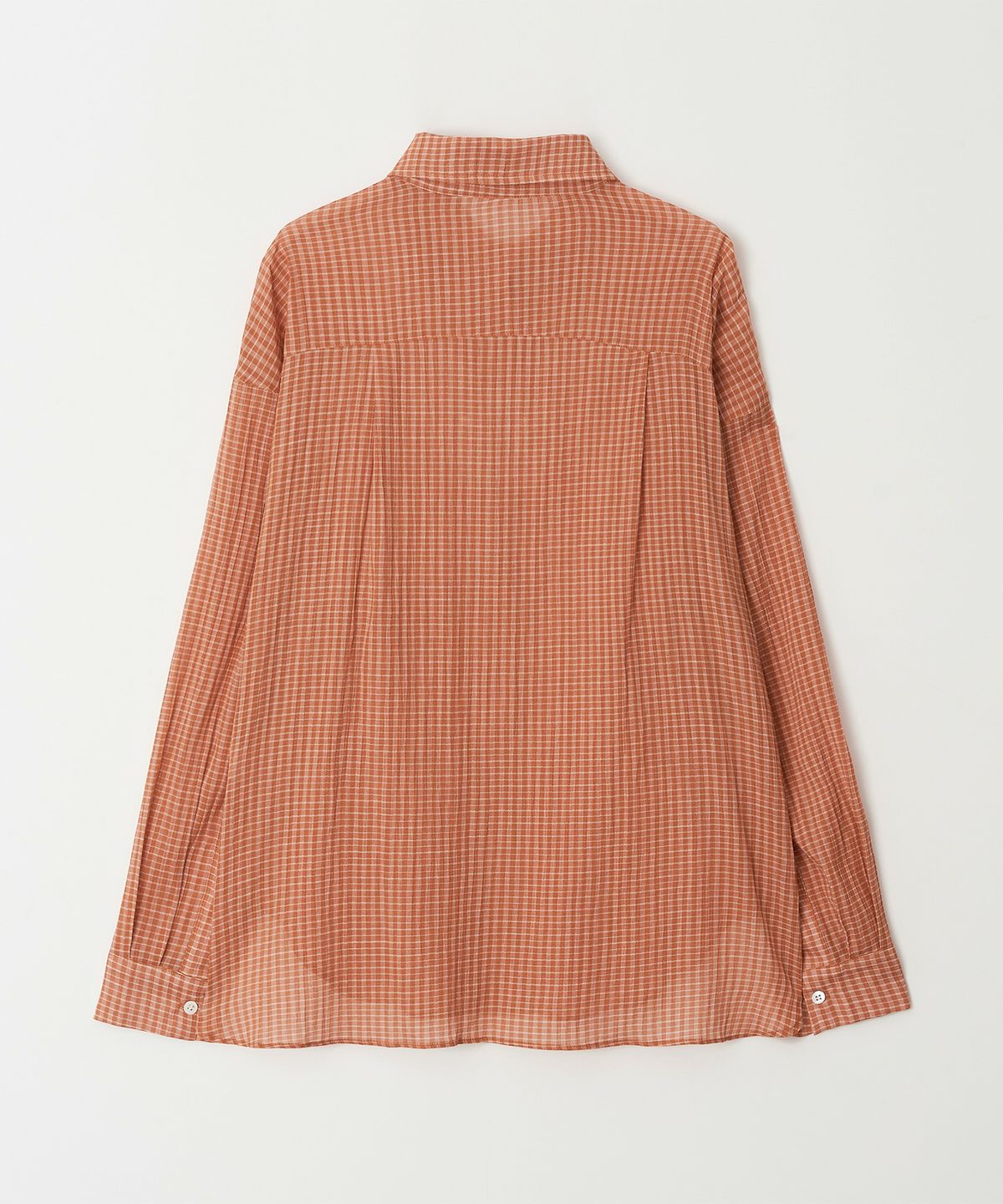 하우스 오브 폰드(HOUSE OF POND) Check Breeze Relaxed Shirt Orange