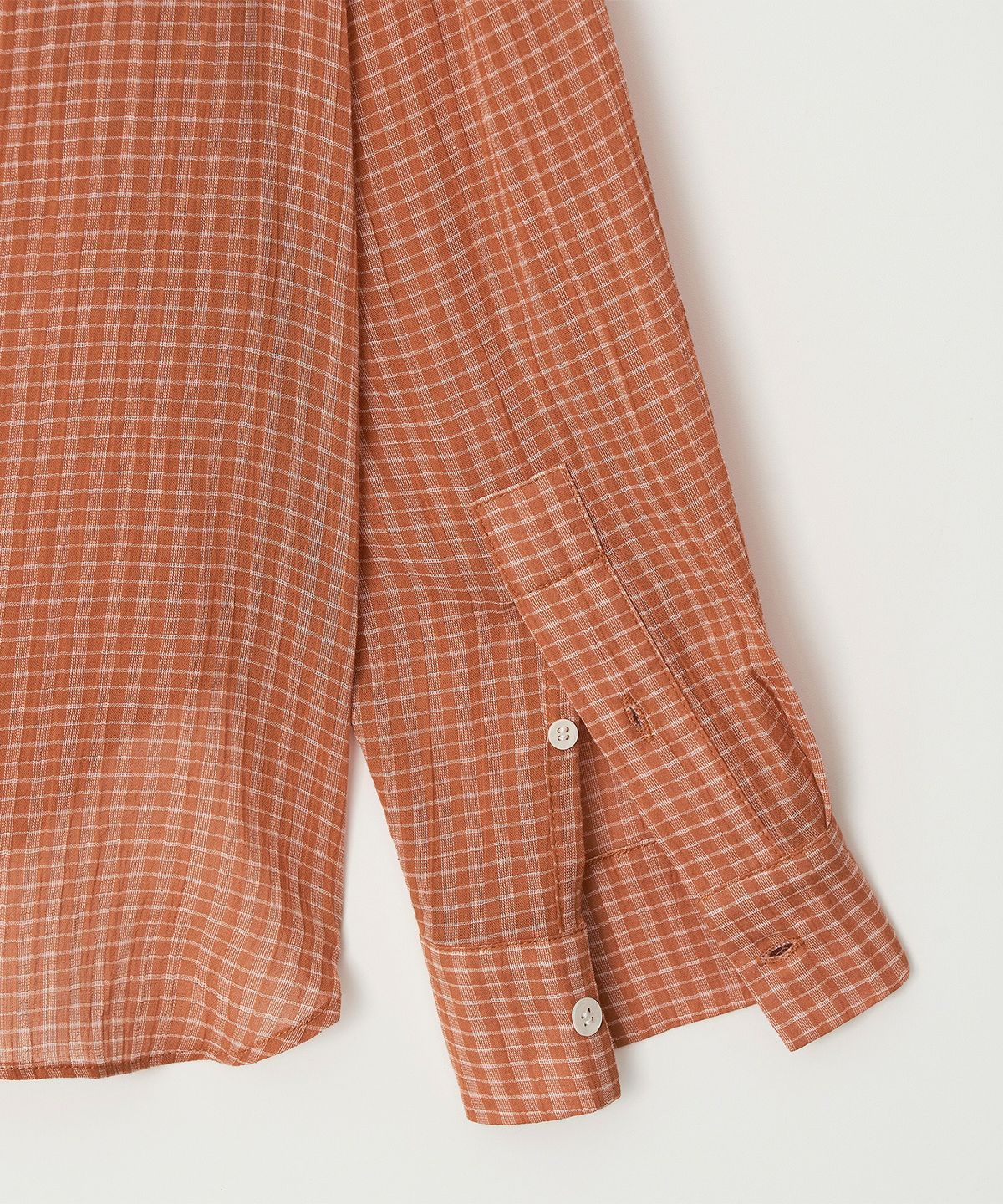 하우스 오브 폰드(HOUSE OF POND) Check Breeze Relaxed Shirt Orange