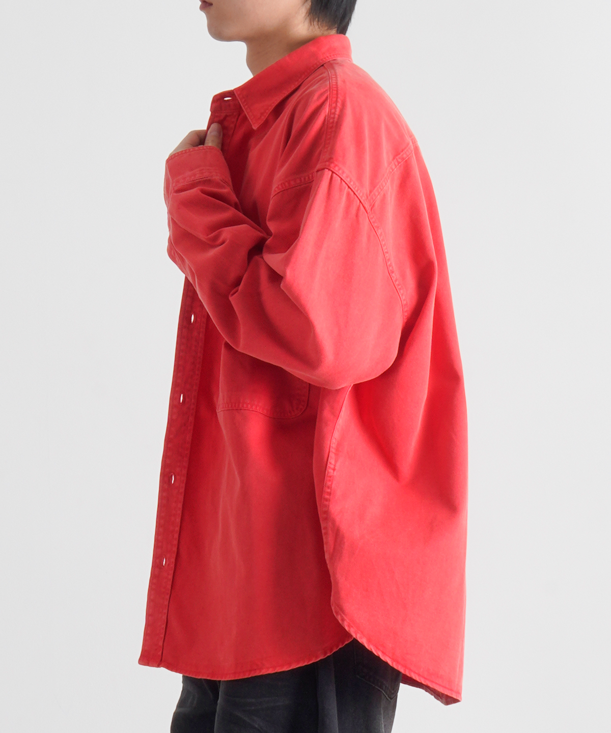 버튼서울(BUTTON SEOUL) 바이오 워시드 코튼 포켓셔츠 (3 COLOR)