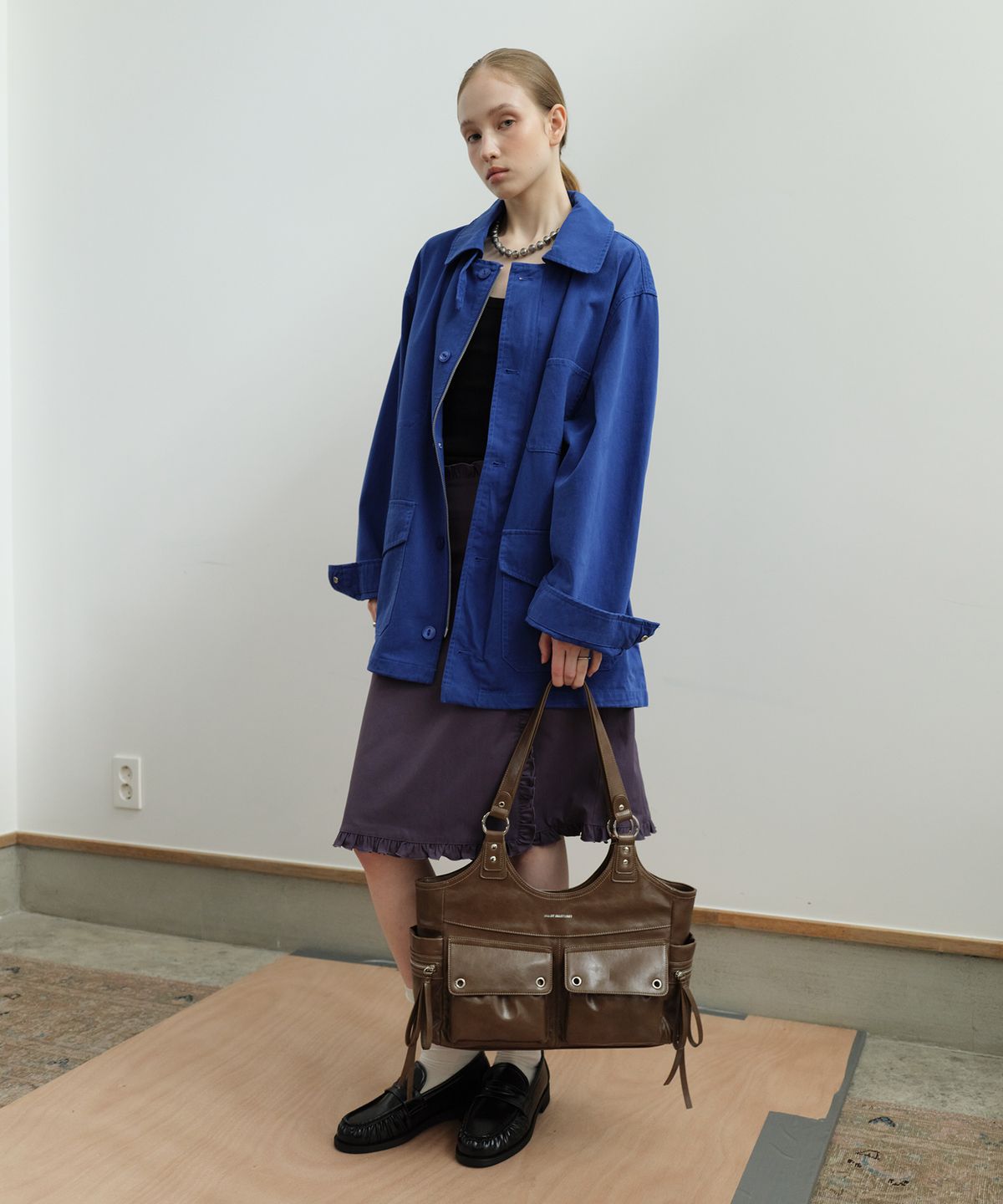 질바이질스튜어트(JILL BY JILLSTUART) [메간] 빈티지 포켓 숄더백 - 2colors