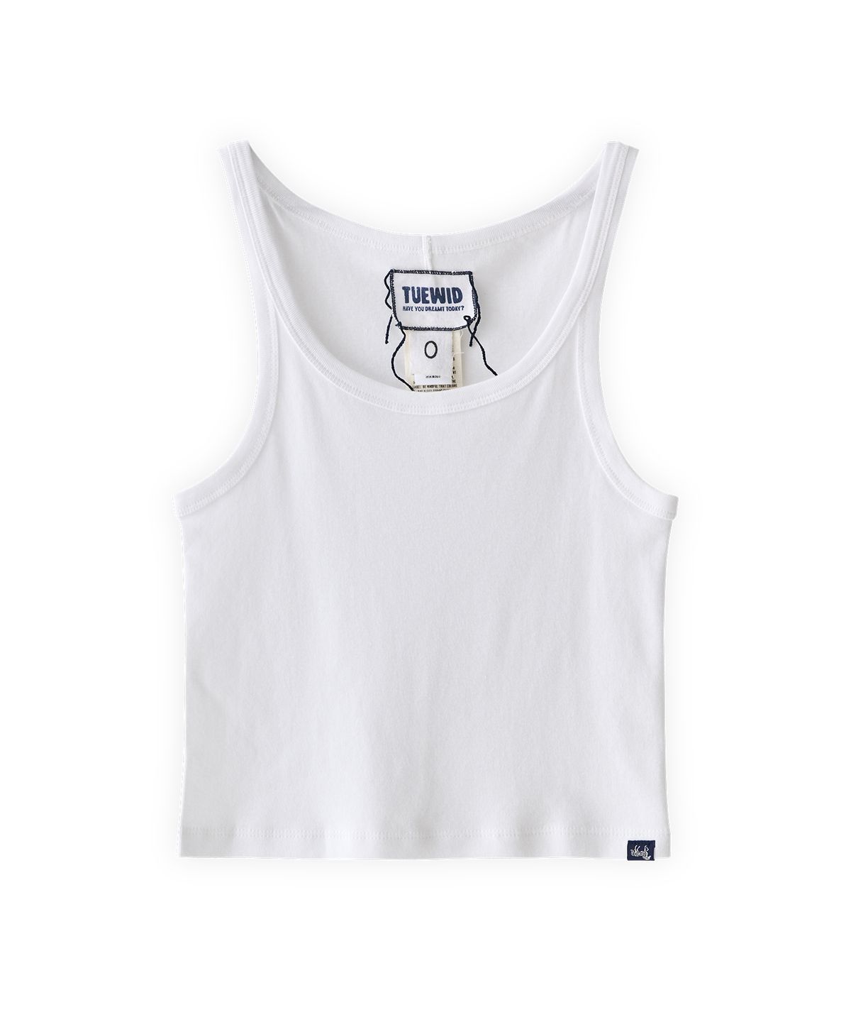 투위드(TUEWID) Ribbed sleeveless tank top