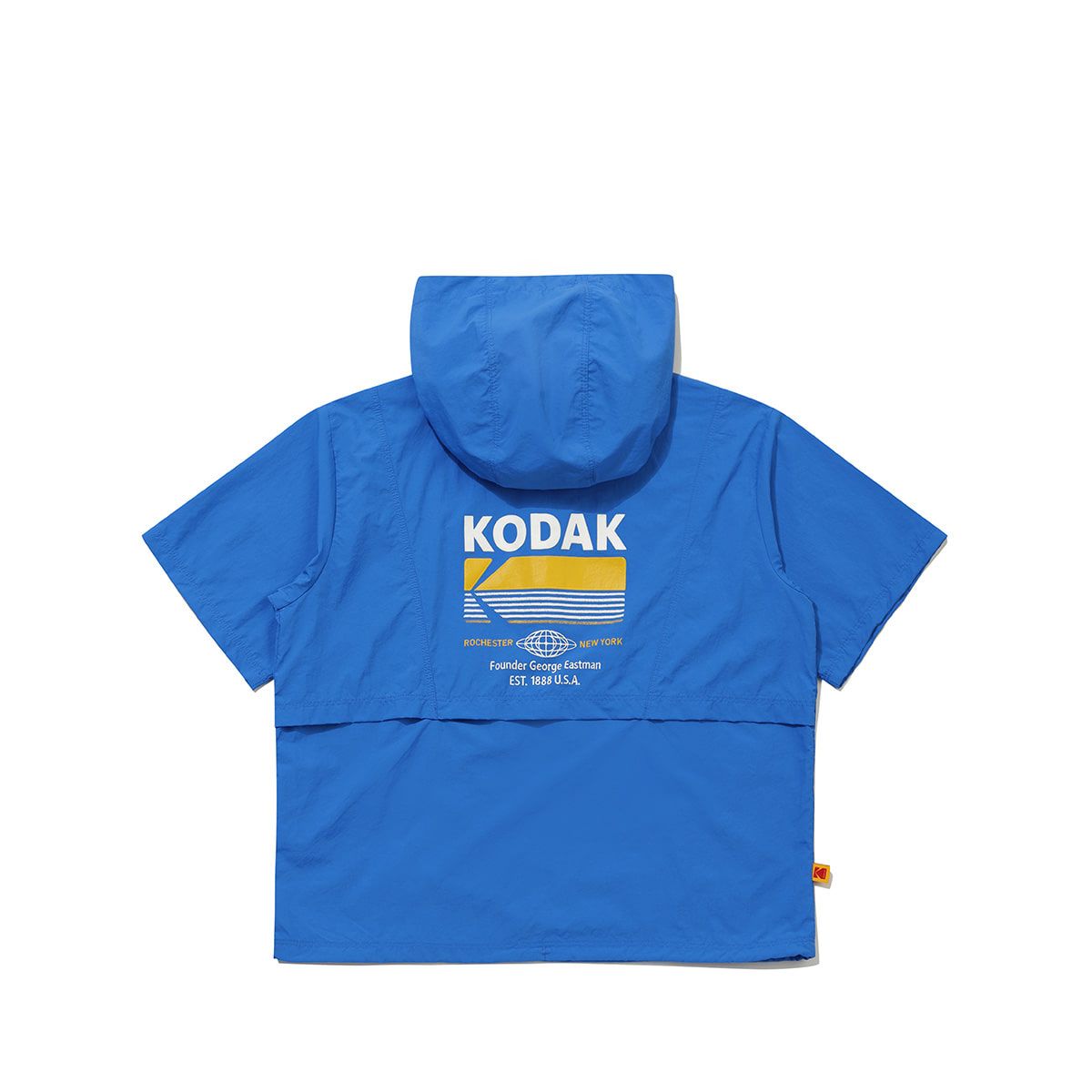 코닥 키즈(KODAK KIDS) 브리즈팝 쿨 그래픽 반팔 후드 아노락 키즈 BLUE