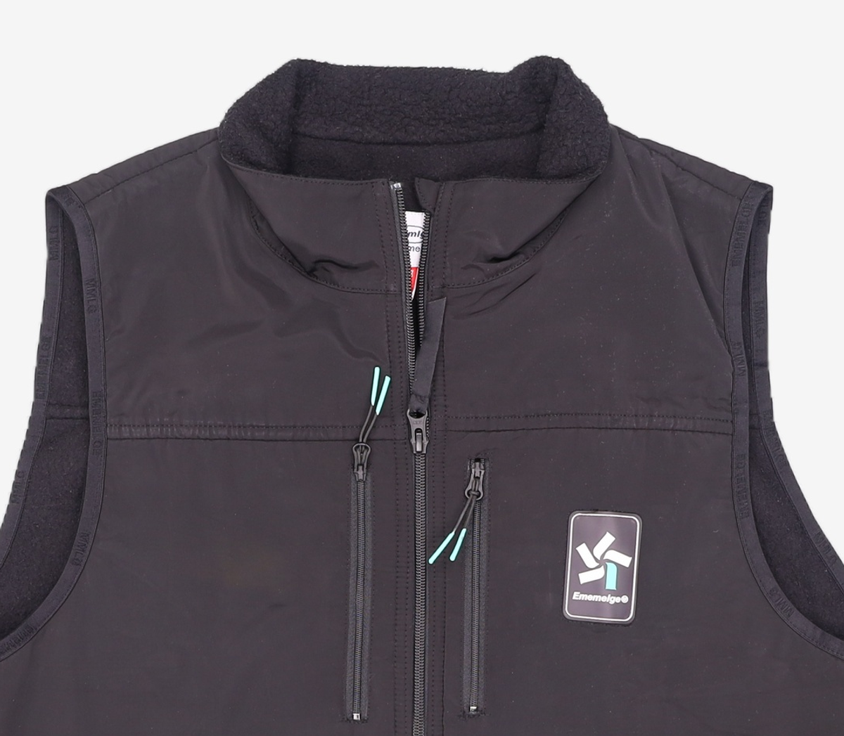 엠엠엘지(MMLG) [Mmlg] FLEECE VEST (BLACK / BLACK) L