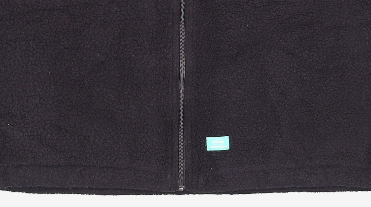 엠엠엘지(MMLG) [Mmlg] FLEECE VEST (BLACK / BLACK) L