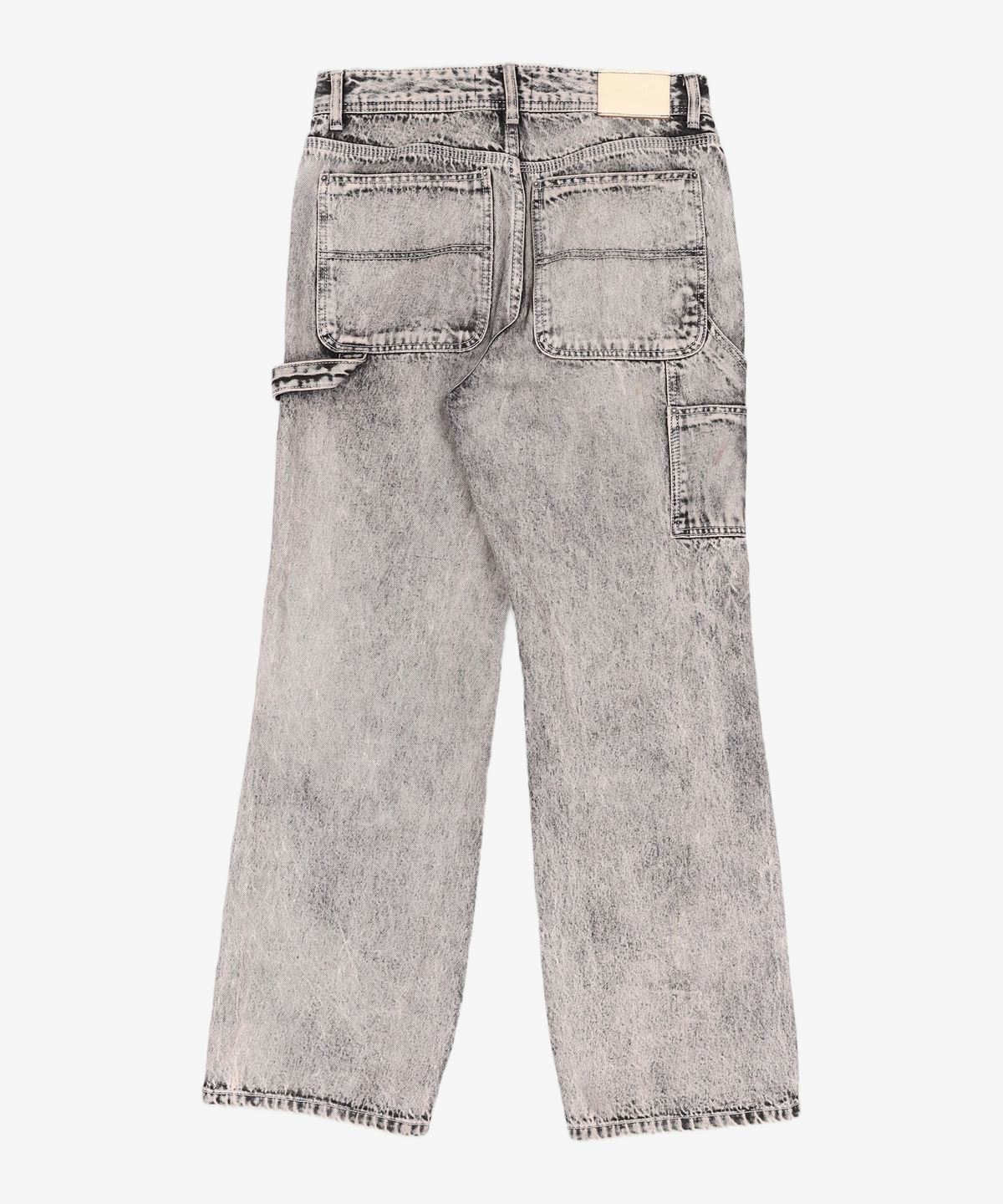 메종미네드(MAISON MINED) WHITE SPREAD CARPENTER DENIM-WHITE 46