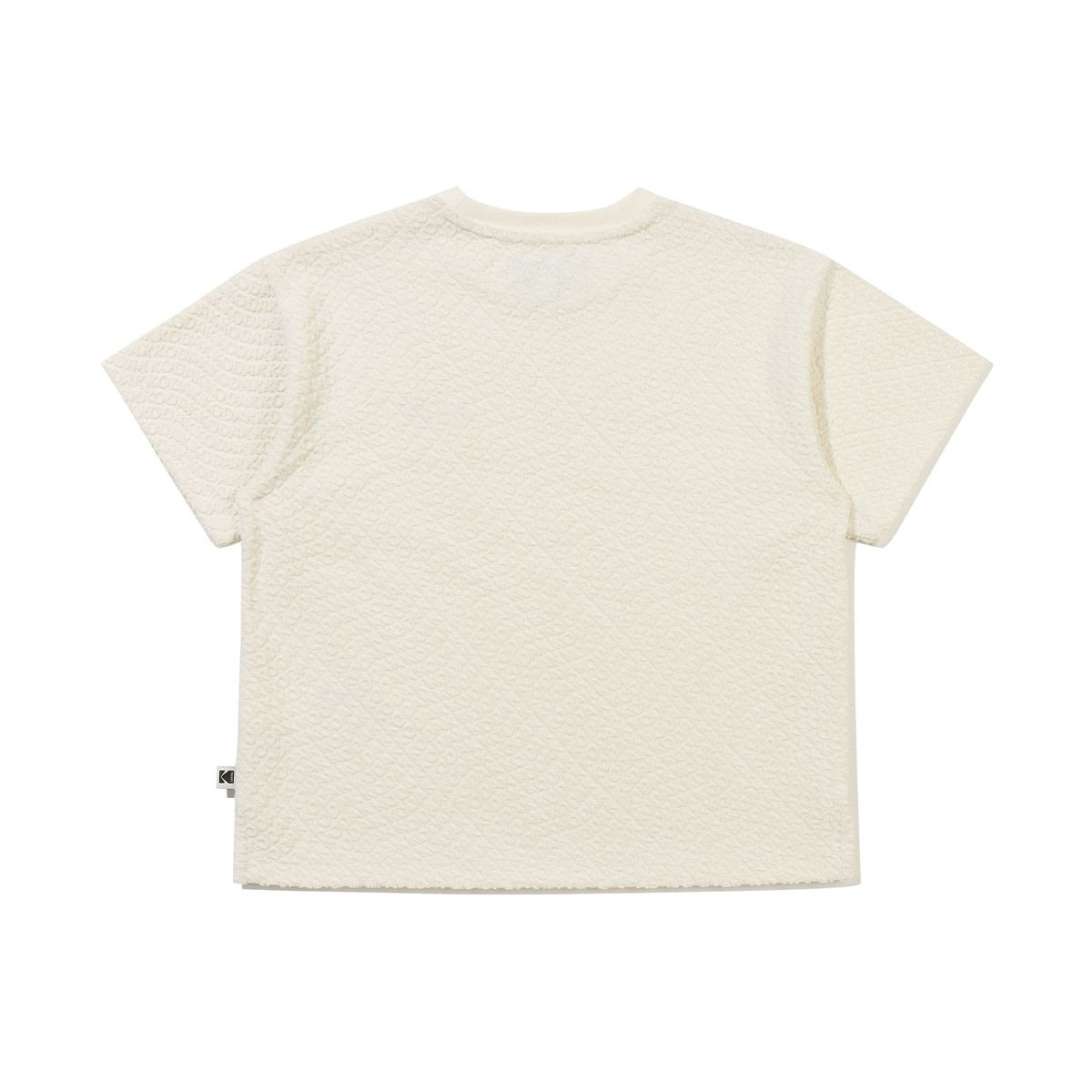 코닥 키즈(KODAK KIDS) 레터링 테리 카라 티셔츠 키즈 IVORY