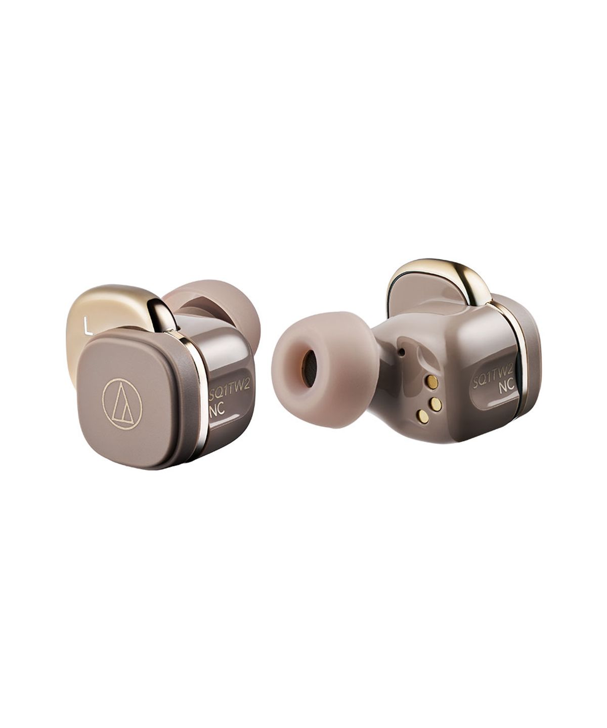 오디오테크니카(AUDIOTECHNICA) ATH-SQ1TW2NC 소형 노이즈캔슬링 무선 블루투스 이어폰
