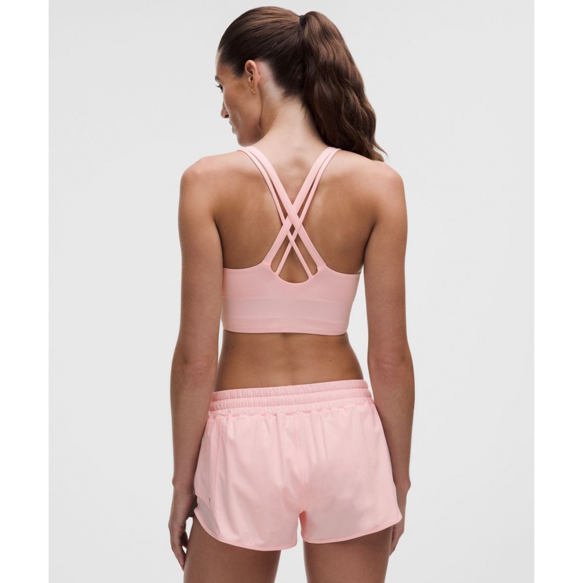 룰루레몬(LULULEMON) 룰루레몬 에너지 롱라인 브라 미디엄 서포트, B–D컵 *에볼브