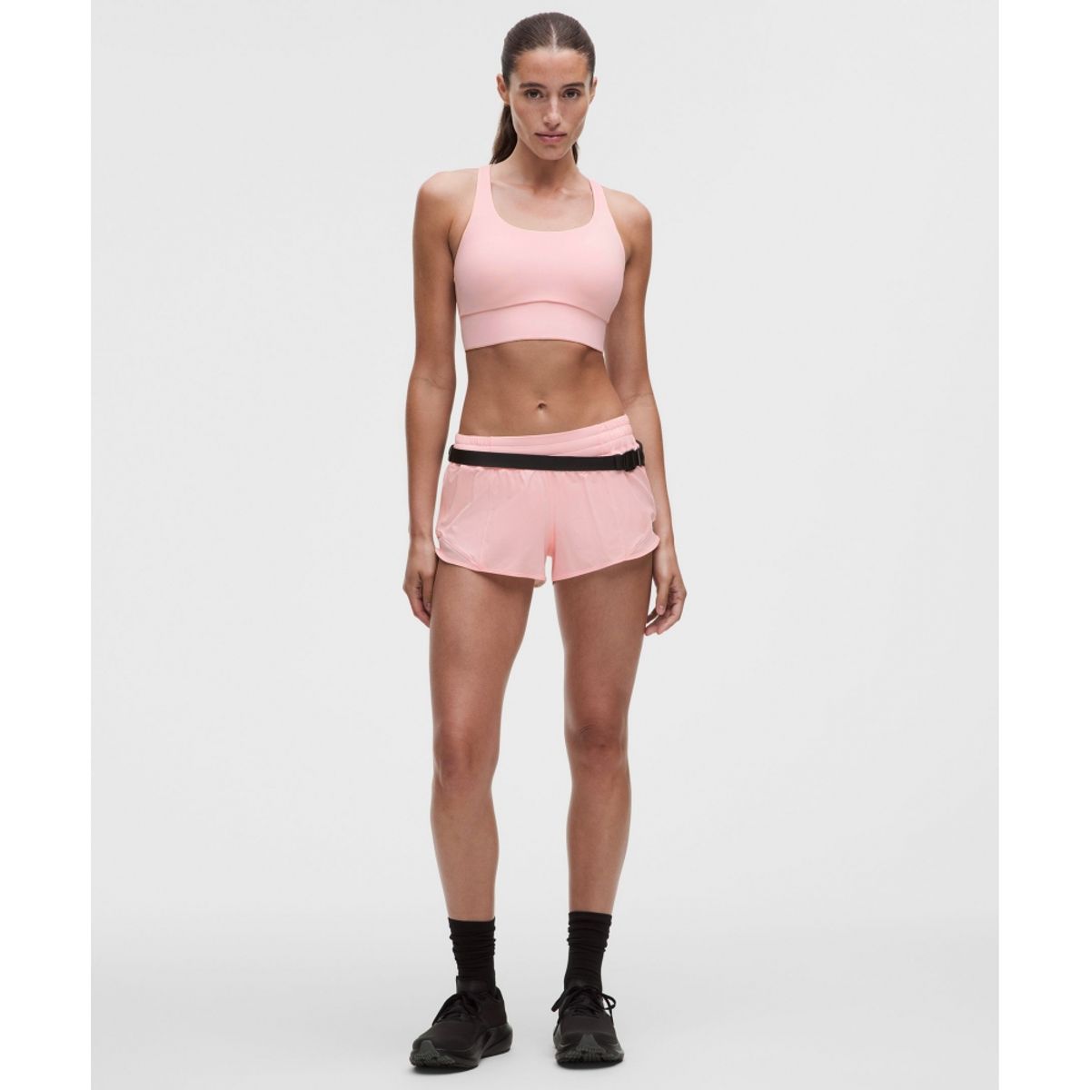 룰루레몬(LULULEMON) 룰루레몬 에너지 롱라인 브라 미디엄 서포트, B–D컵 *에볼브