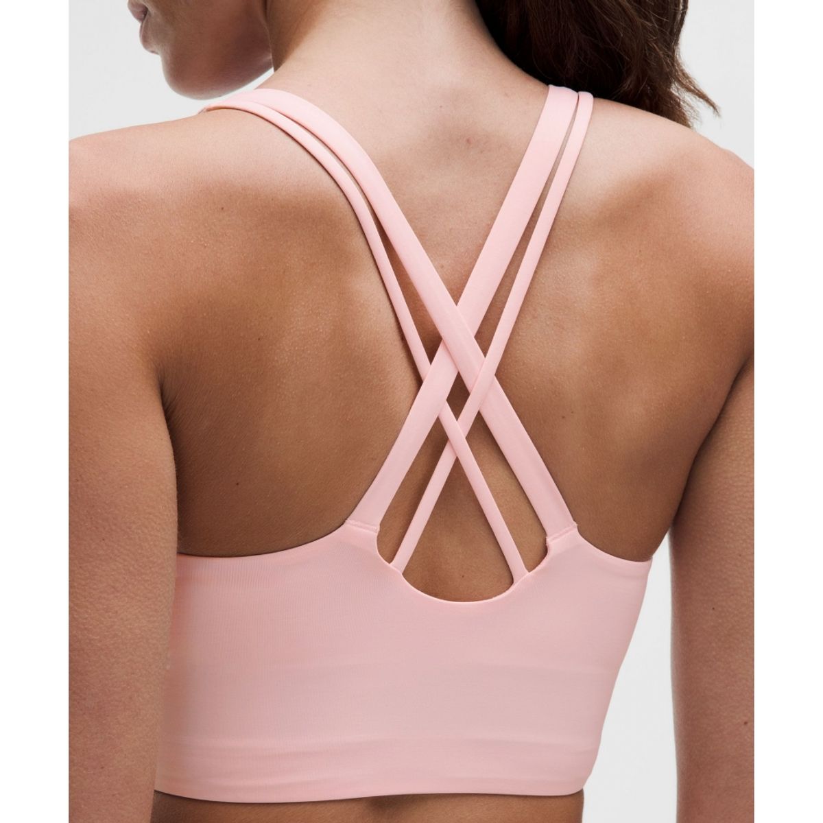 룰루레몬(LULULEMON) 룰루레몬 에너지 롱라인 브라 미디엄 서포트, B–D컵 *에볼브