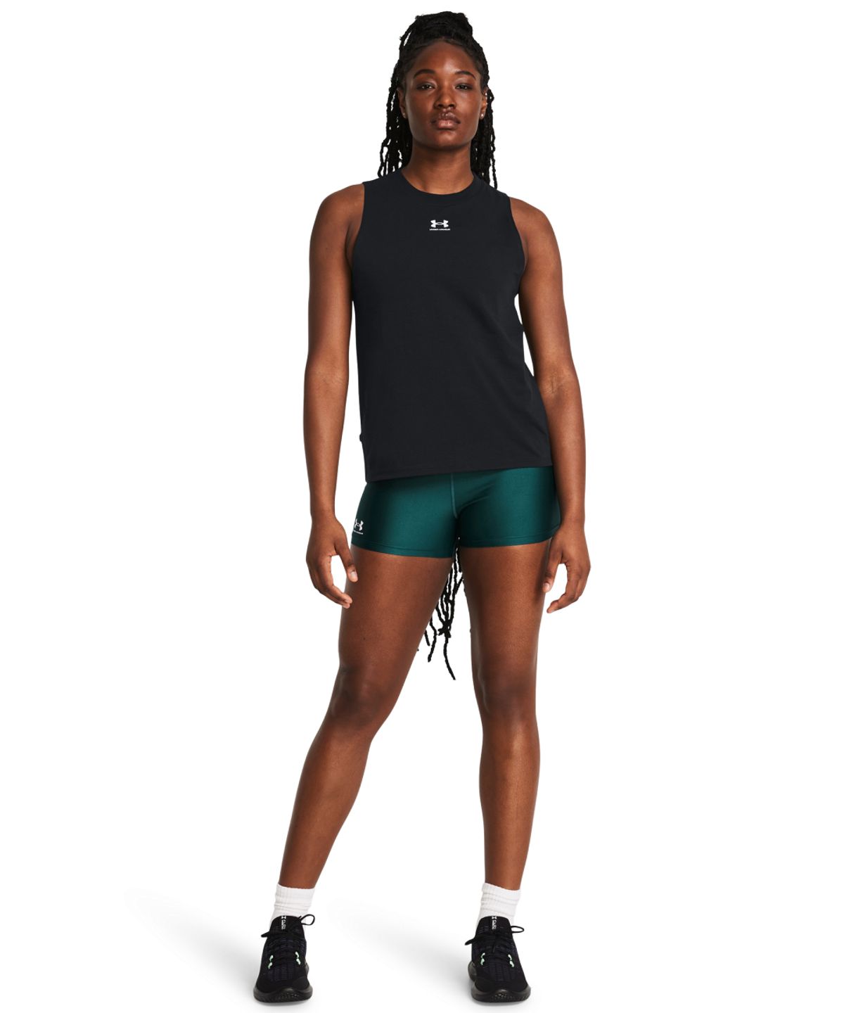 언더아머(UNDERARMOUR) 여성 라이벌 머슬 탱크 1383659-001