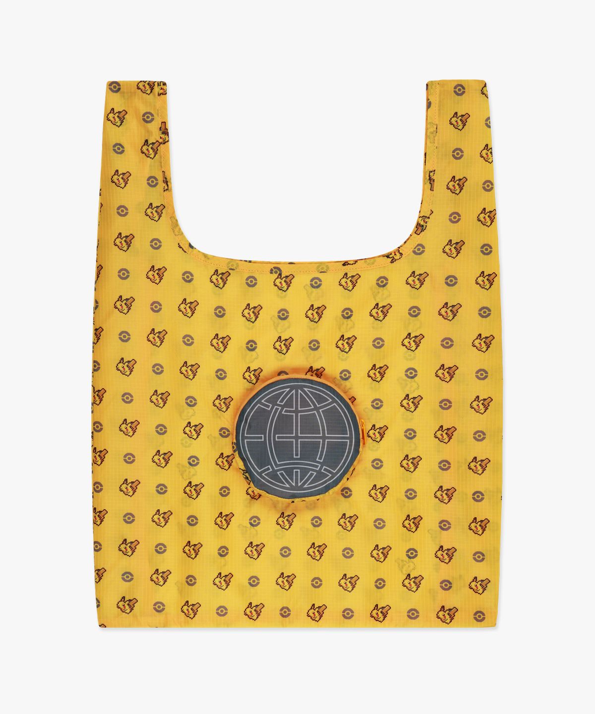 엘엠씨(LMC) Pokémon Pixel Art Monster-Ball Packable Bag yellow
