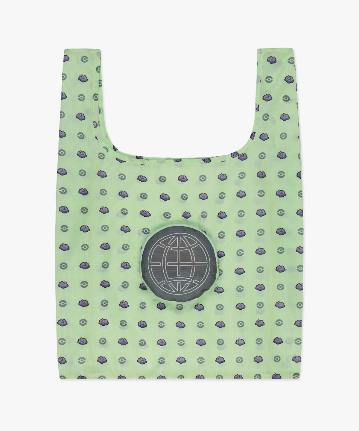 엘엠씨(LMC) Pokémon Pixel Art Monster-Ball Packable Bag green