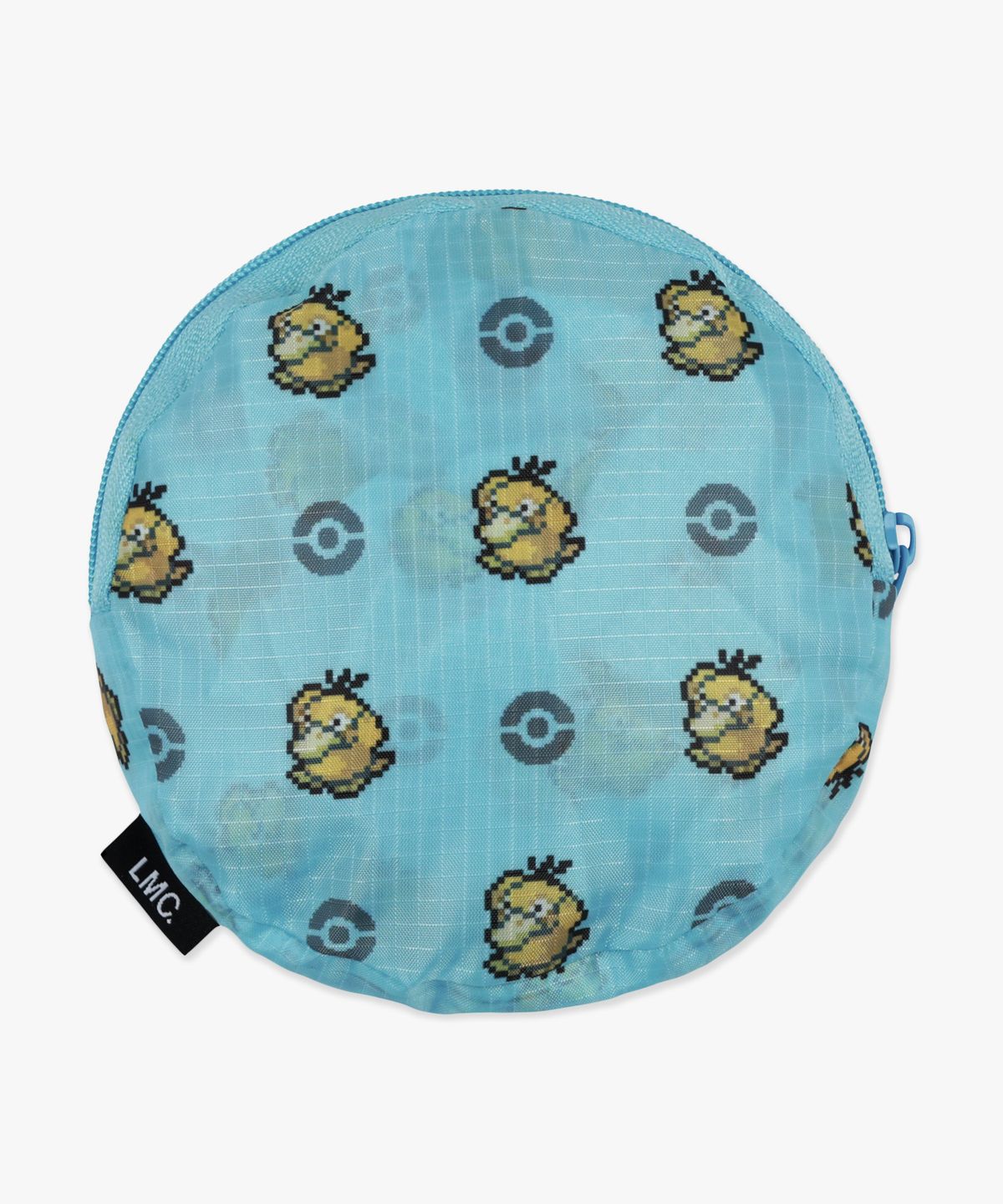 엘엠씨(LMC) Pokémon Pixel Art Monster-Ball Packable Bag blue
