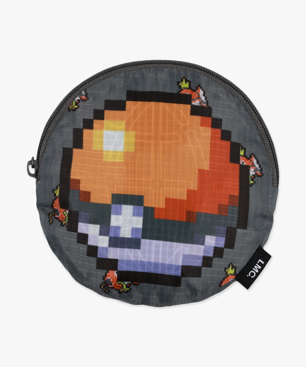 엘엠씨(LMC) Pokémon Pixel Art Monster-Ball Packable Bag charcoal