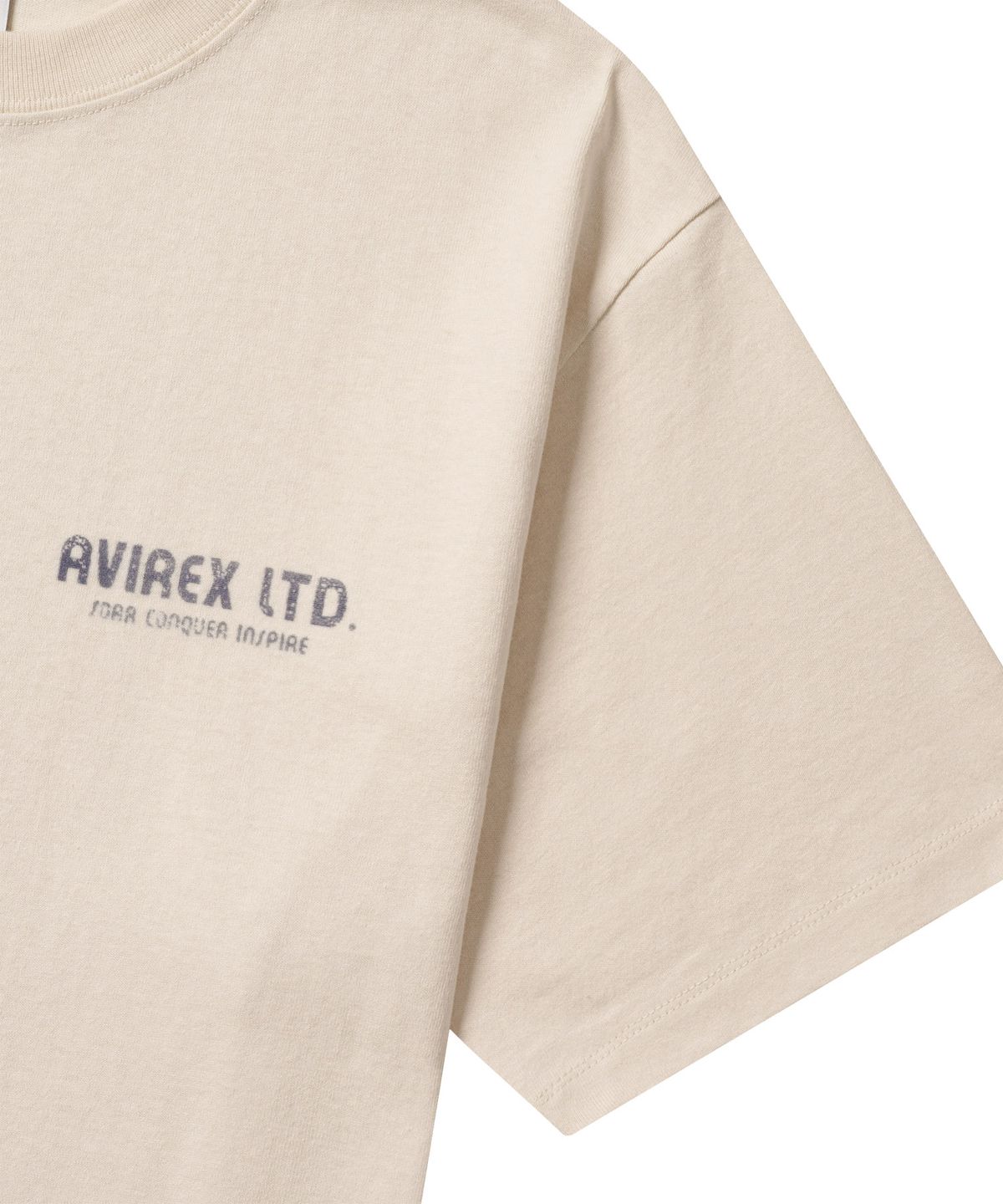 아비렉스(AVIREX) 빈티지 워시드 프린트 티셔츠 / 7836134020 키나리