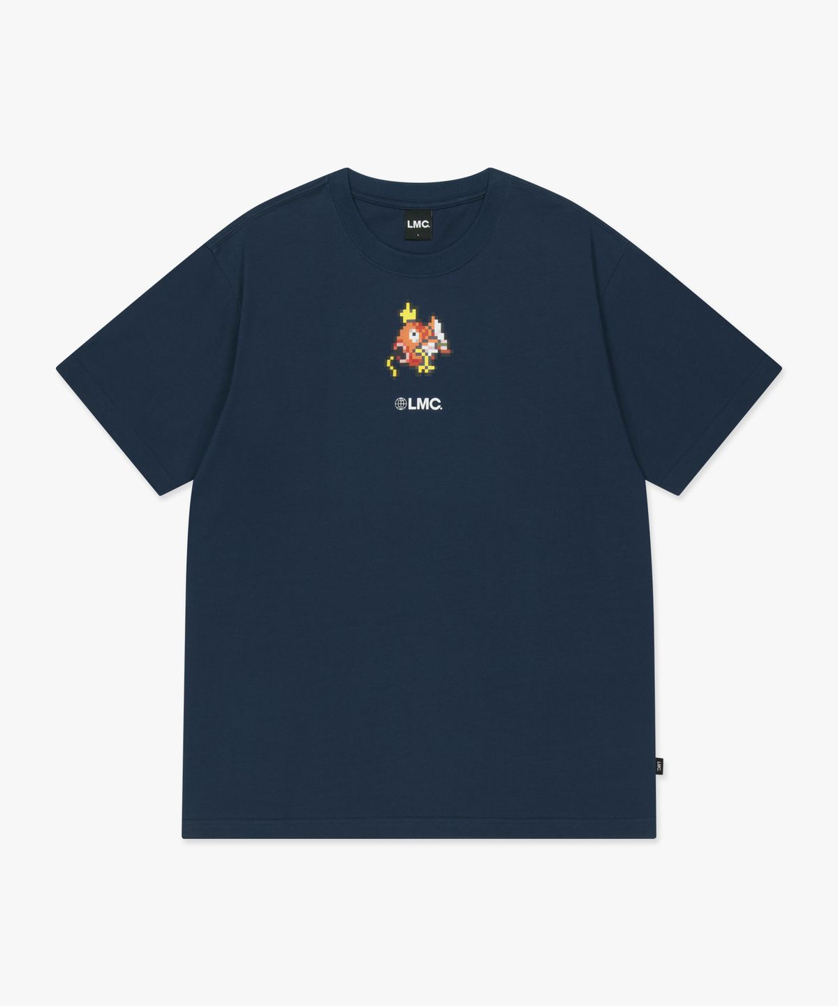 엘엠씨(LMC) Pokémon Pixel Art Dot Eyes Club Tee navy