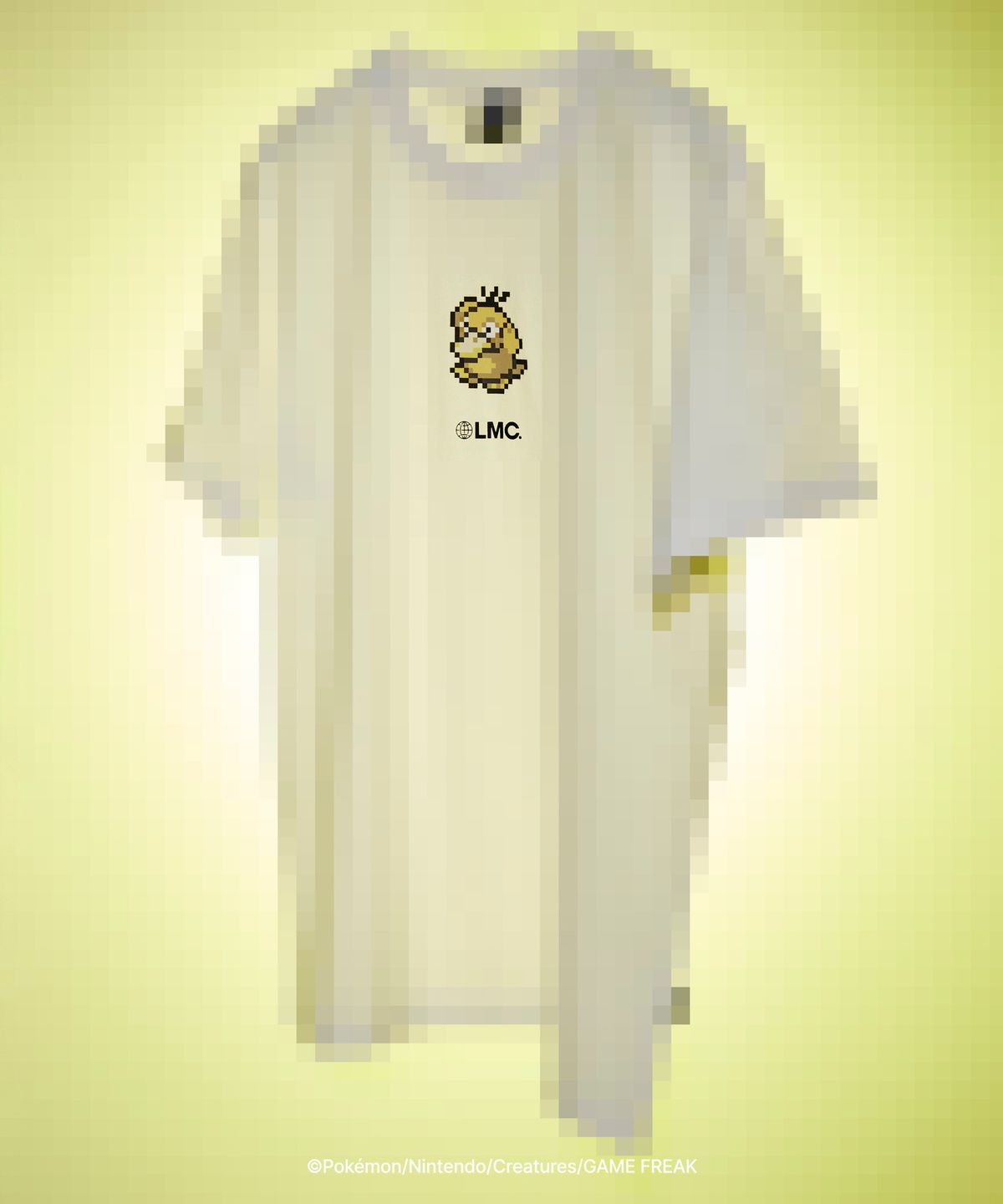 엘엠씨(LMC) Pokémon Pixel Art Dot Eyes Club Tee white