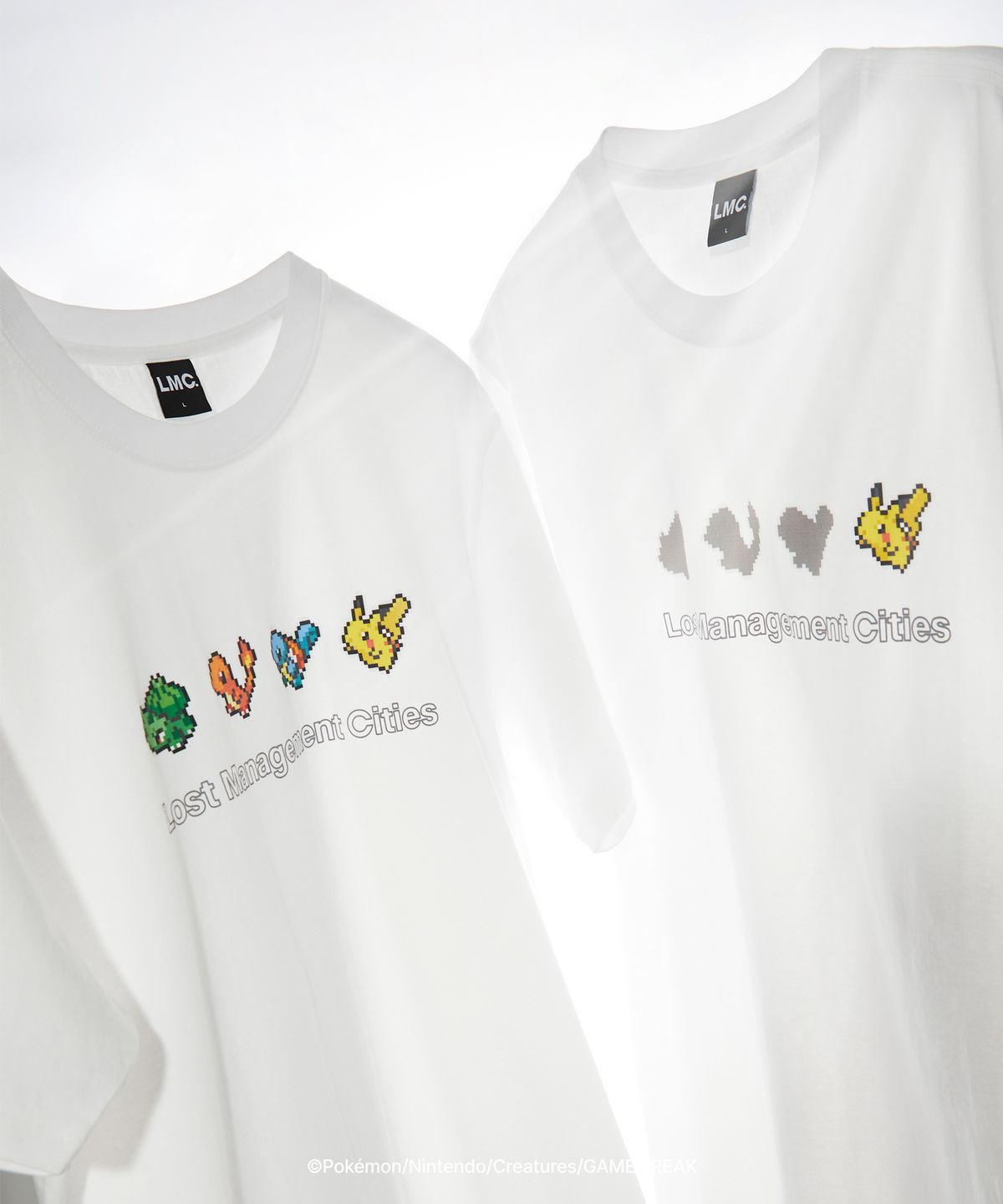 엘엠씨(LMC) [2종 랜덤구매] Pokémon Pixel Art Random Tee white