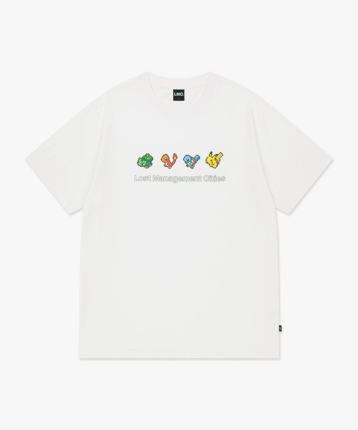 엘엠씨(LMC) [2종 랜덤구매] Pokémon Pixel Art Random Tee white