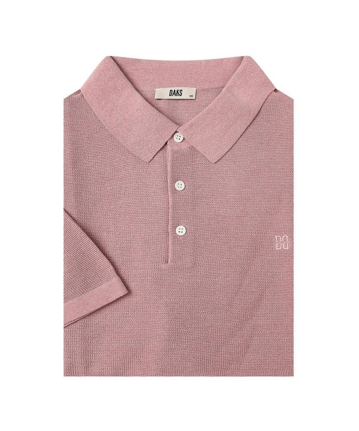 닥스셔츠(DAKS SHIRTS) 면혼방 워셔블 솔리드 카라니트_DMS1SWTS150P1