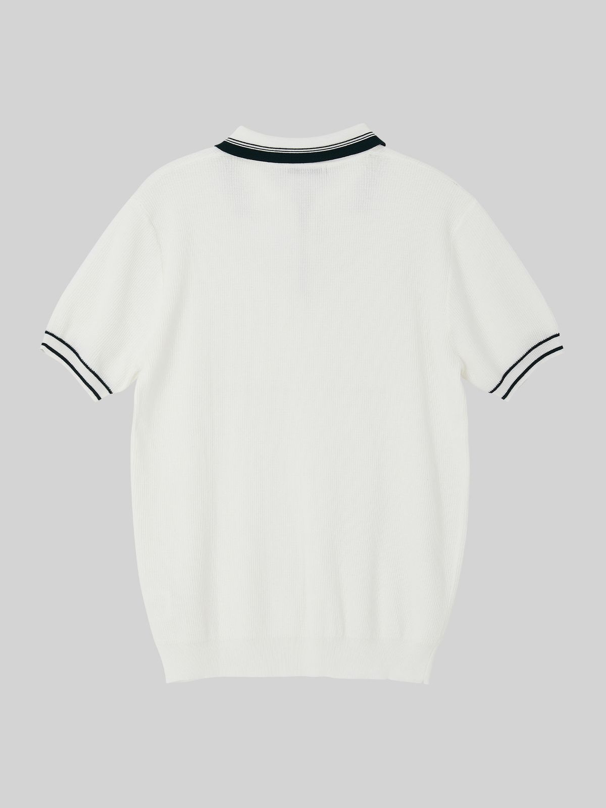 이카룩(IKALOOK) 카라 집업 니트 반팔티 DSTEE140