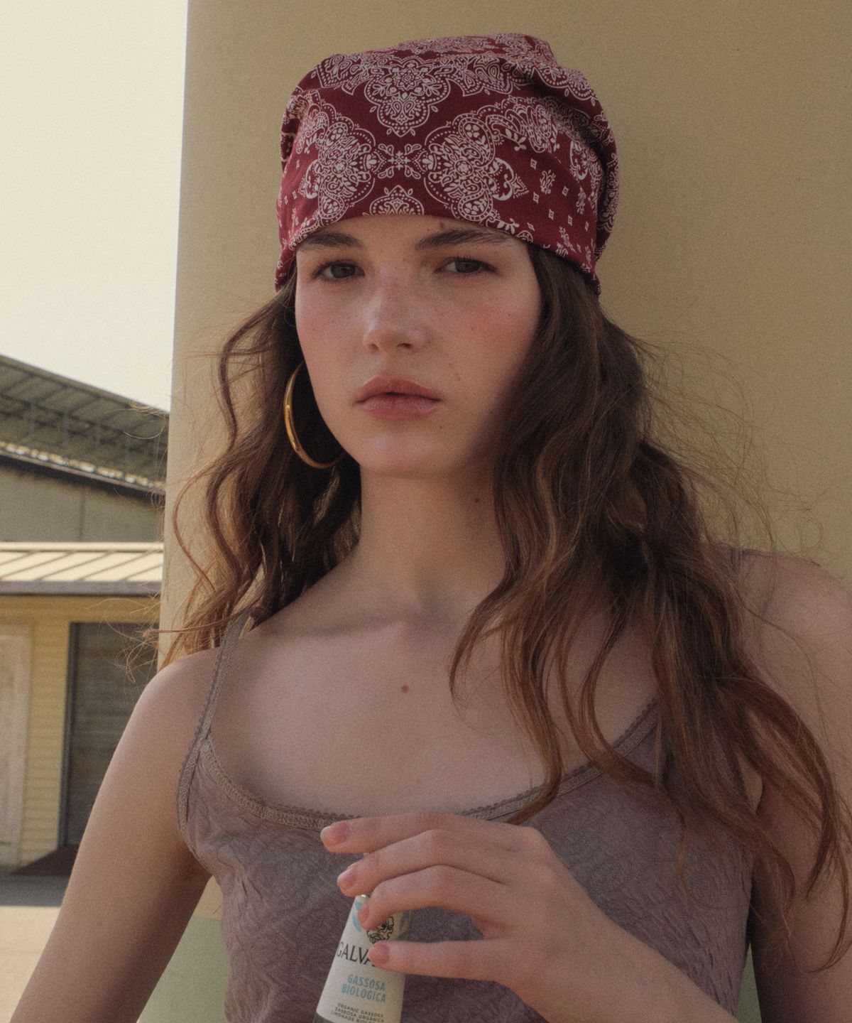 씨타(CITTA) Lace Paisley Bandana_CTA957(2color)