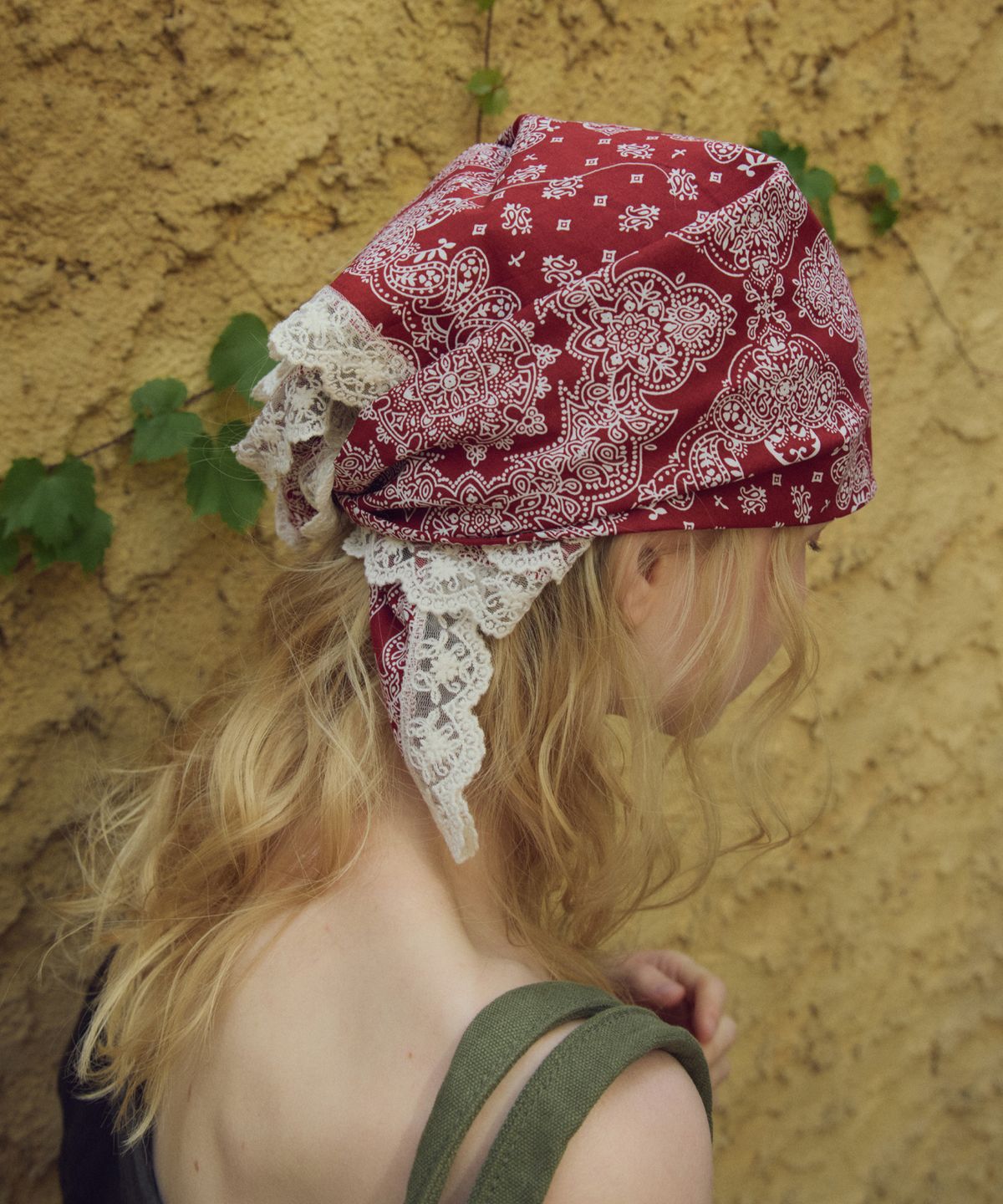 씨타(CITTA) Lace Paisley Bandana_CTA957(2color)