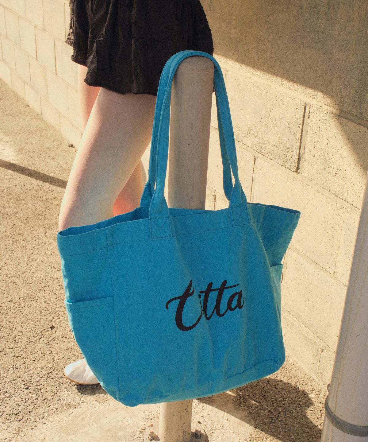 씨타(CITTA) Colorful Canvas Bag_CTA952(Blue)