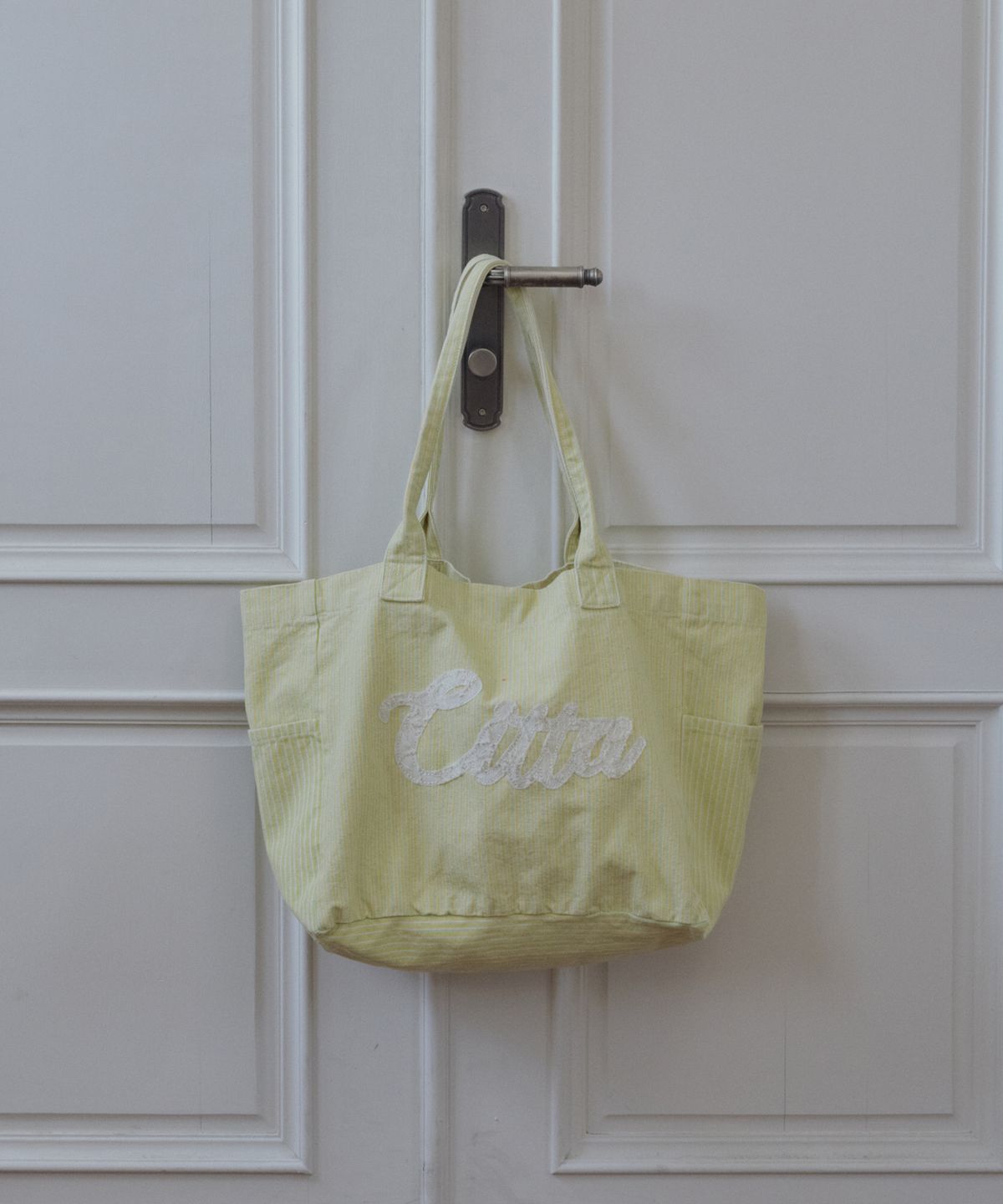씨타(CITTA) Stripe Eco Bag_CTA953(Yellow)