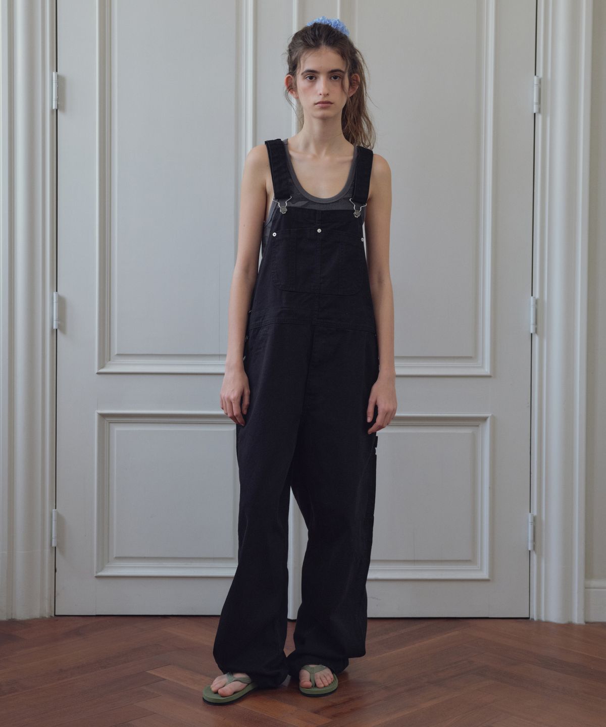 씨타(CITTA) Laid-Back Oversized Overalls_CTB569(Black)