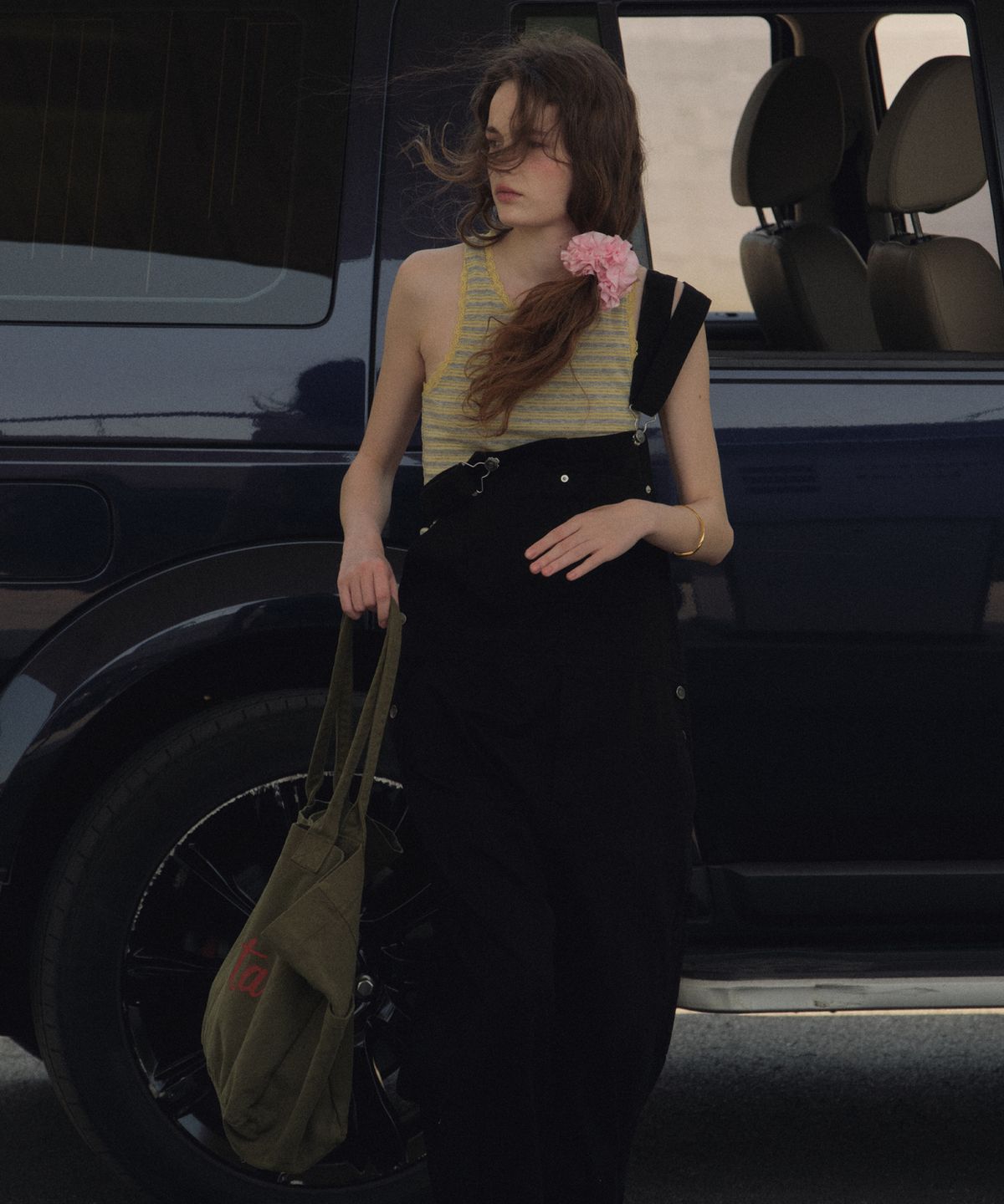 씨타(CITTA) Laid-Back Oversized Overalls_CTB569(Black)