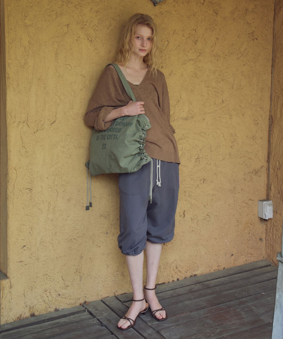 씨타(CITTA) Essential Bermuda Jogger Sweatpants_CTB576(3color)