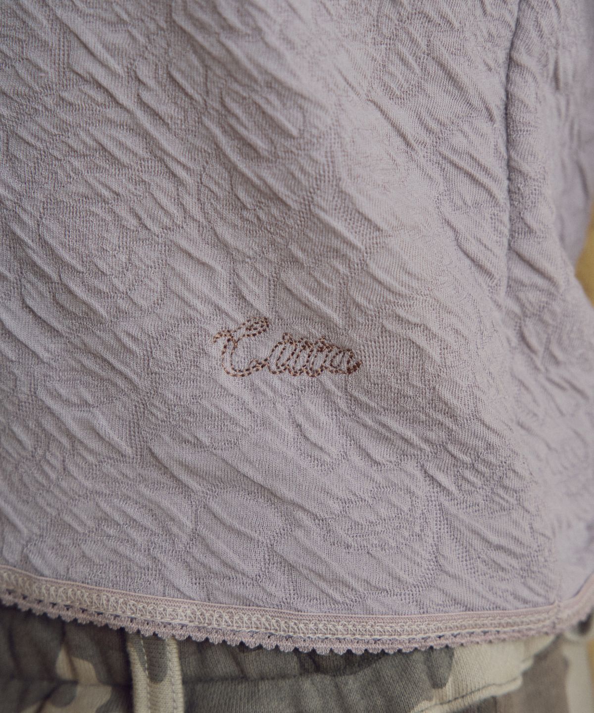 씨타(CITTA) Floral Textured Lace Sleeveless_CTT3013(Mocha)