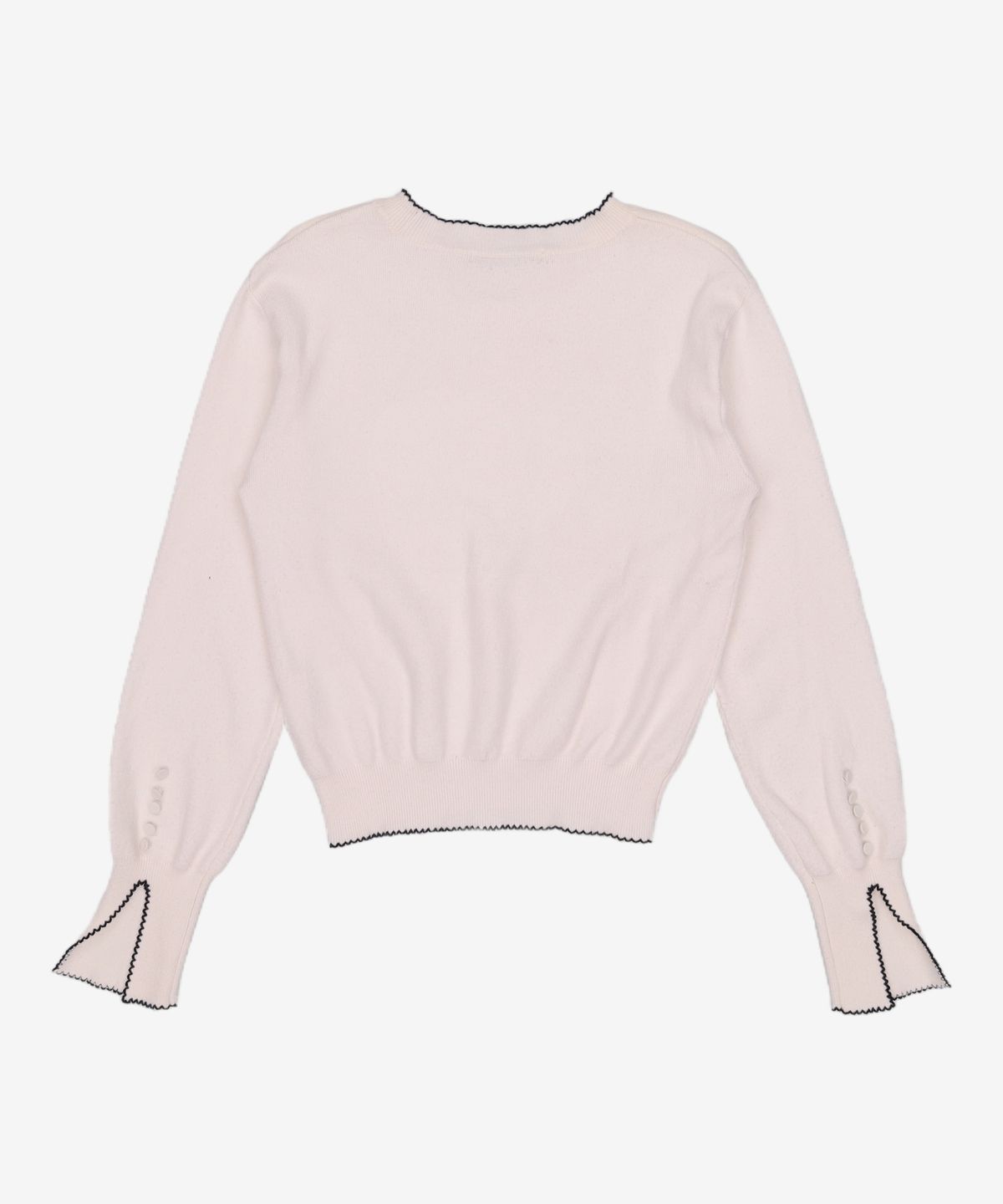 미쏘(MIXXO) 소매 배색포인트 풀오버 MIWKAC131T L